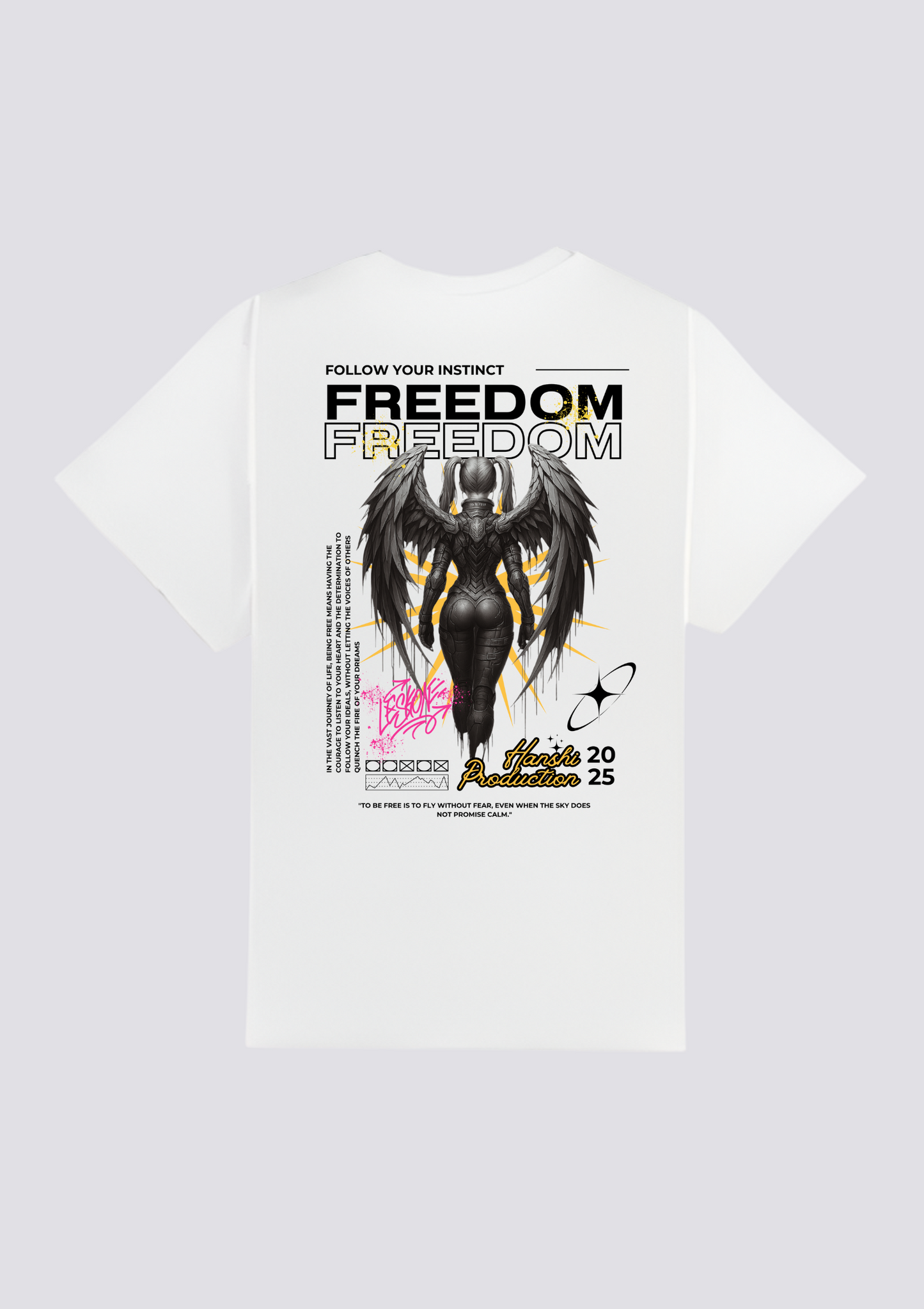 CAMISETA - 自由の翼 (Jiyū no Tsubasa)