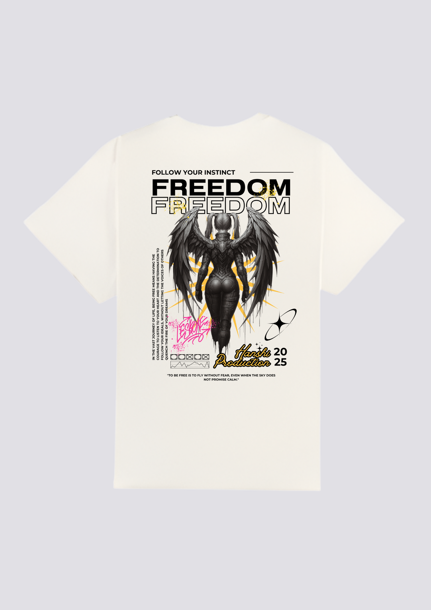 CAMISETA - 自由の翼 (Jiyū no Tsubasa)