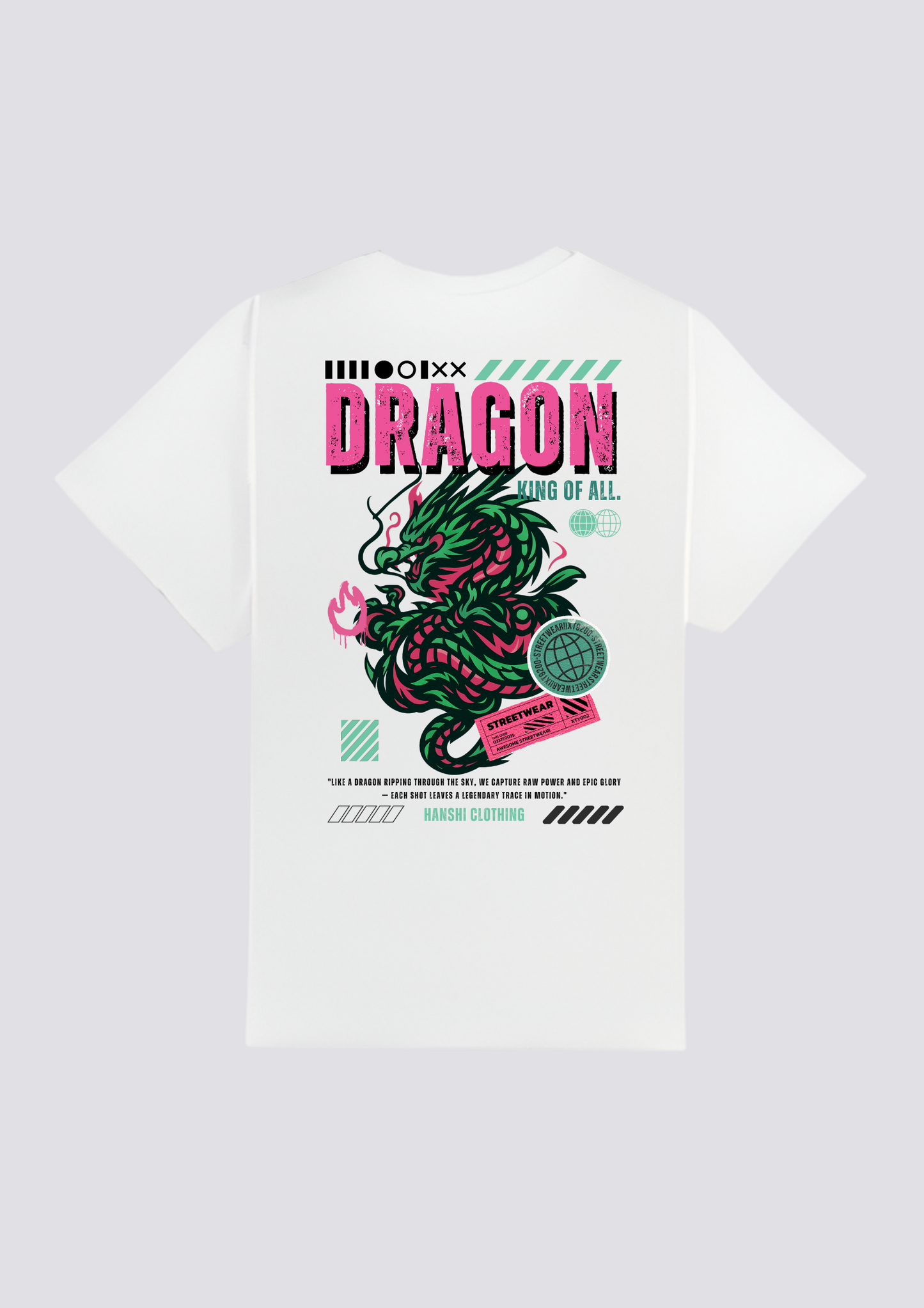 CAMISETA - 竜の炎 (Ryū no Honō)