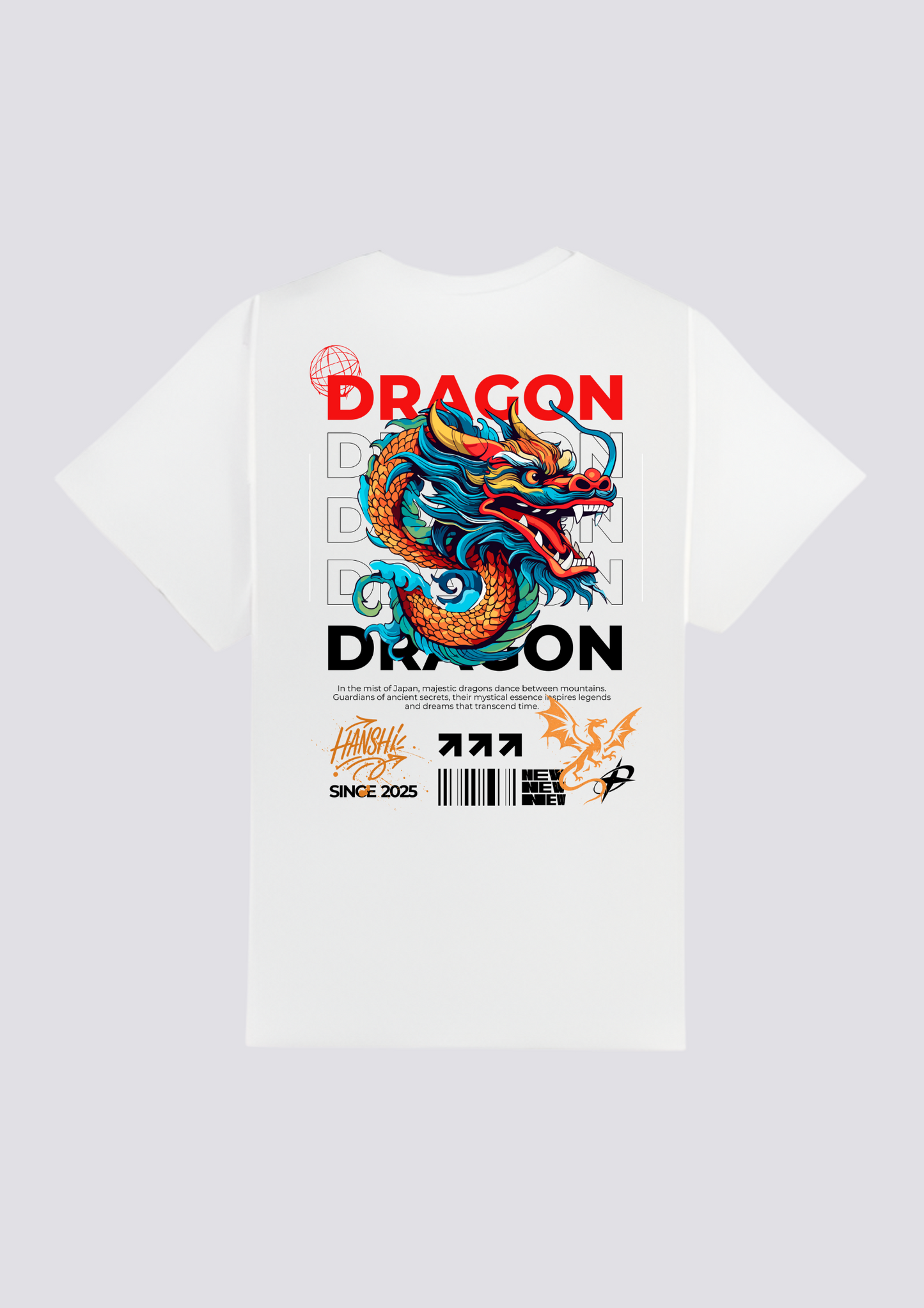 CAMISETA - 霧の龍 (Kiri no Ryū)