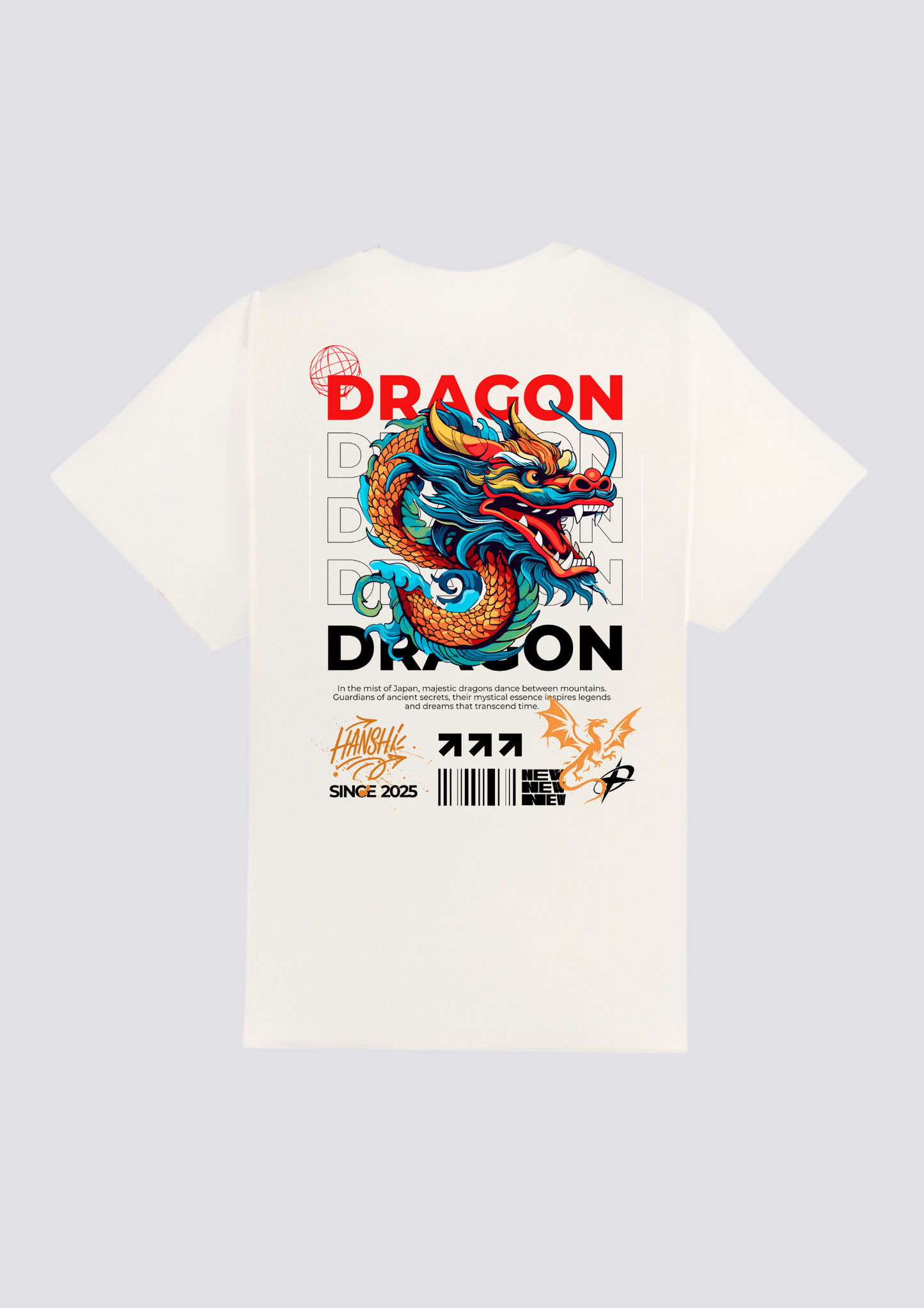 CAMISETA - 霧の龍 (Kiri no Ryū)