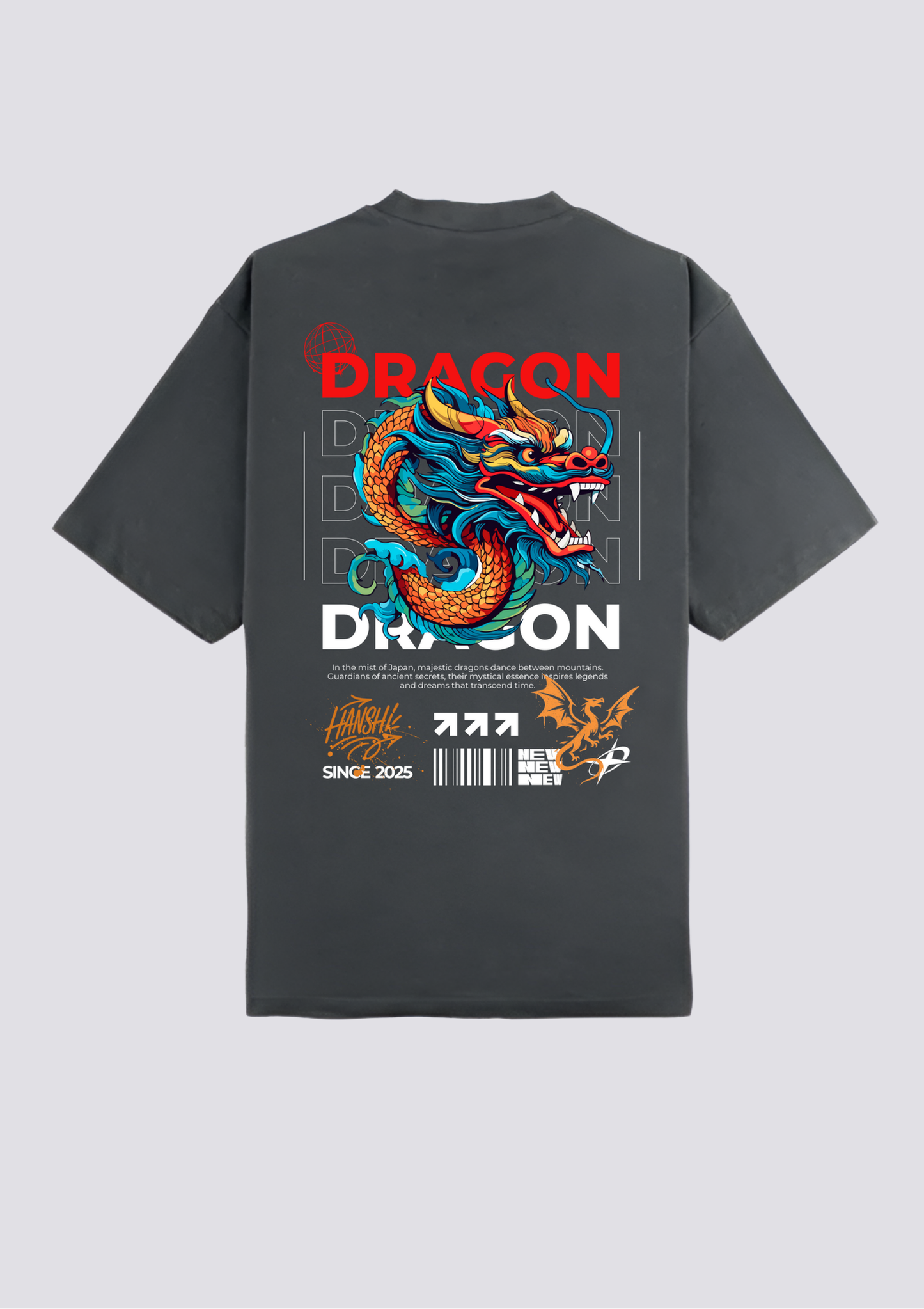 CAMISETA - 霧の龍 (Kiri no Ryū)