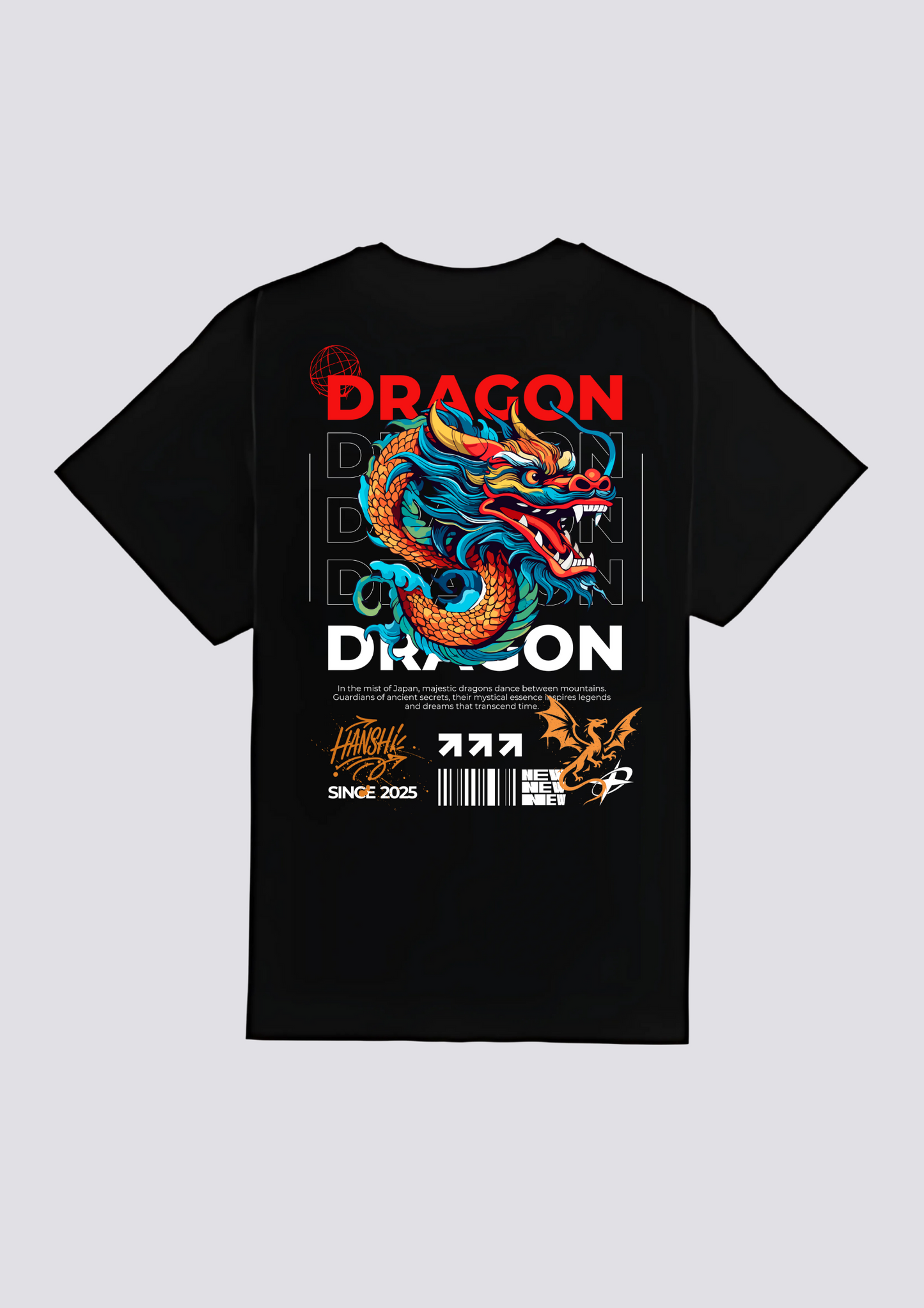 CAMISETA - 霧の龍 (Kiri no Ryū)