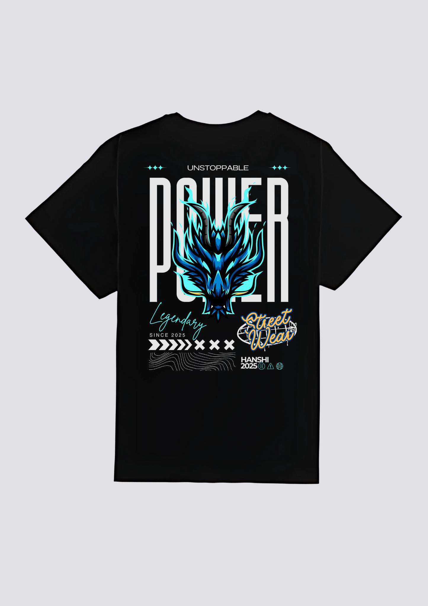 CAMISETA - 不屈の竜 (Fukutsu no Ryū)