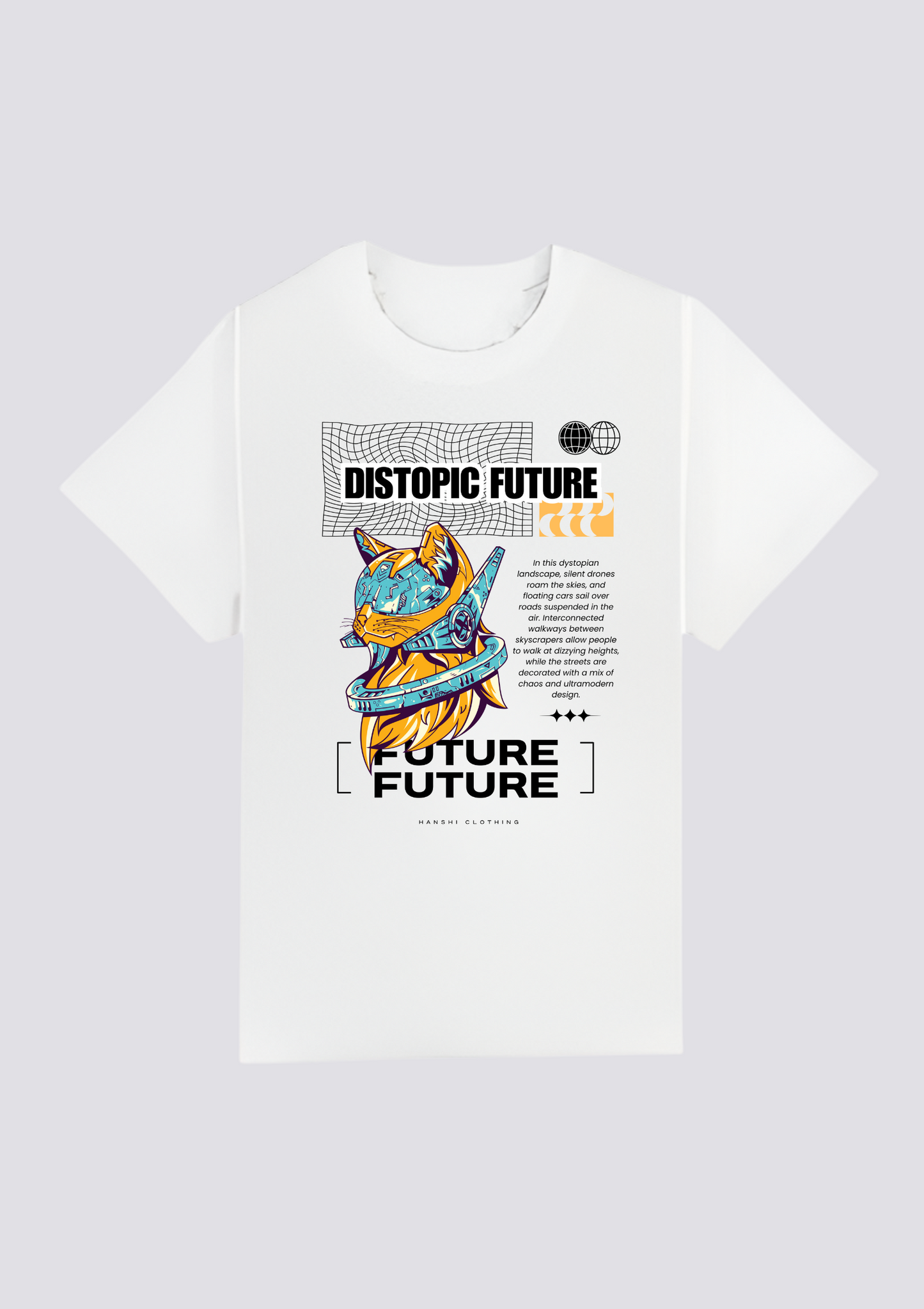 CAMISETA FRONTAL - 未来都市 (Mirai Toshi)