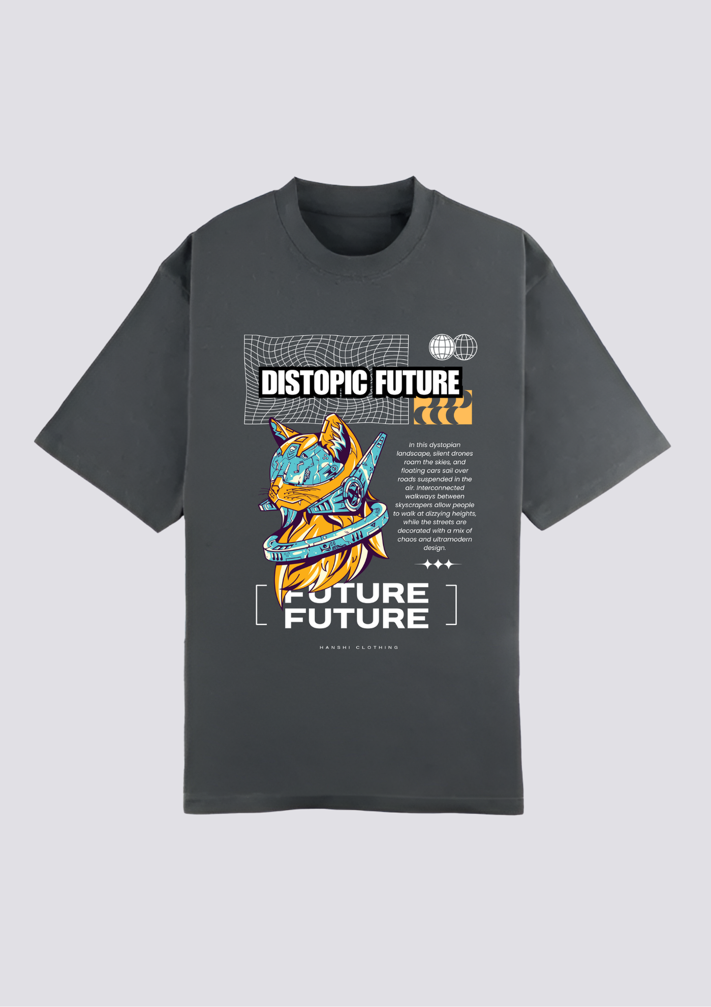 CAMISETA FRONTAL - 未来都市 (Mirai Toshi)