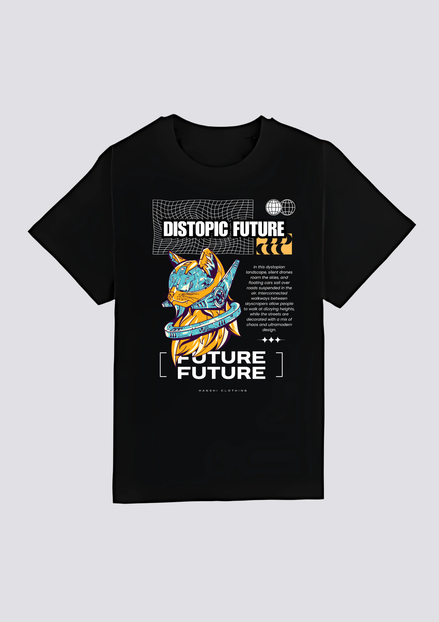 CAMISETA FRONTAL - 未来都市 (Mirai Toshi)