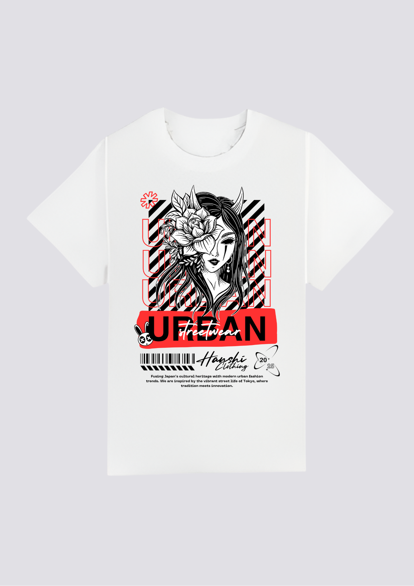 CAMISETA FRONTAL - 都市の炎-(Toshi no Honō)