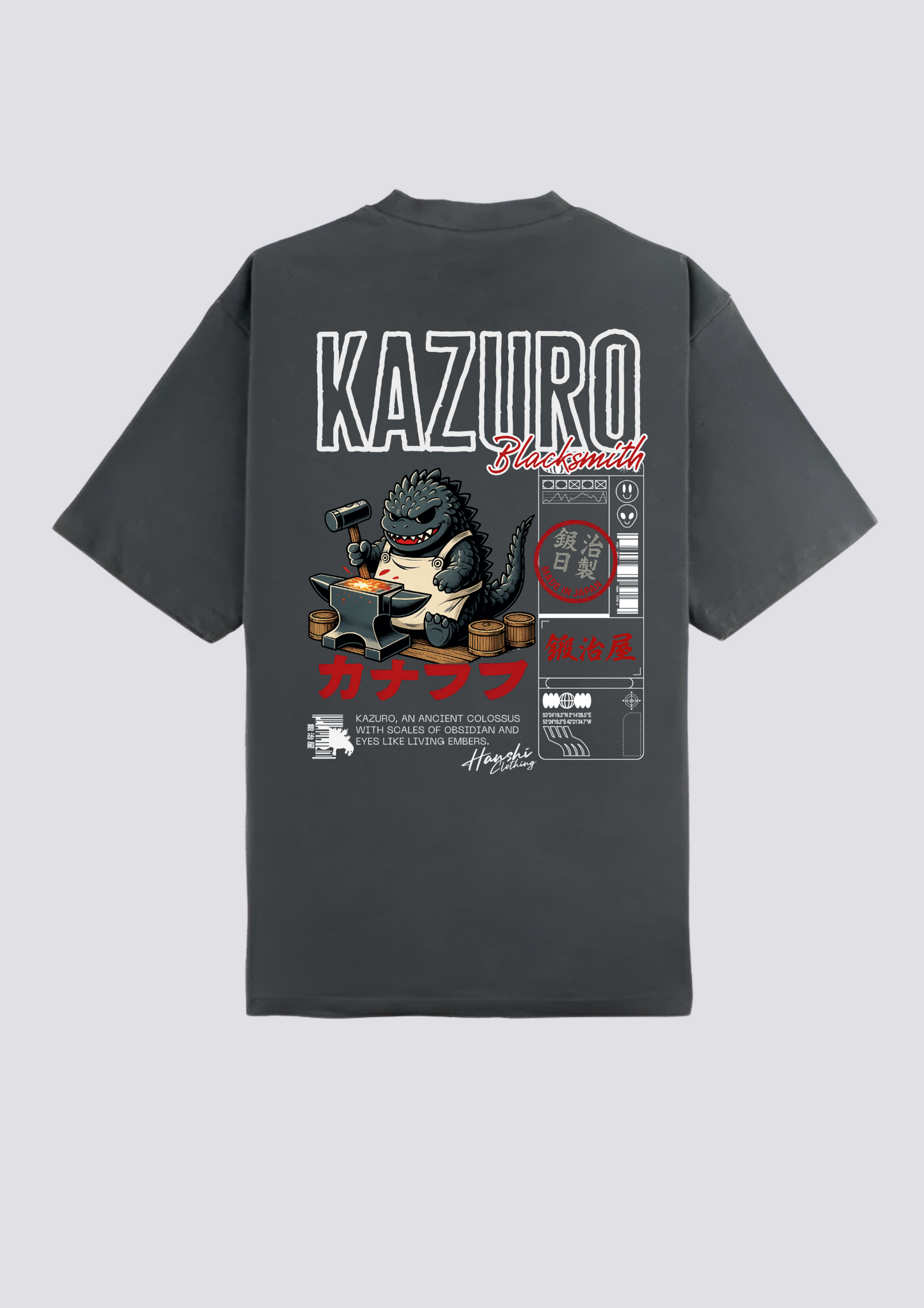 CAMISETA - 鍛冶怪獣 (Kaji Kaijū)