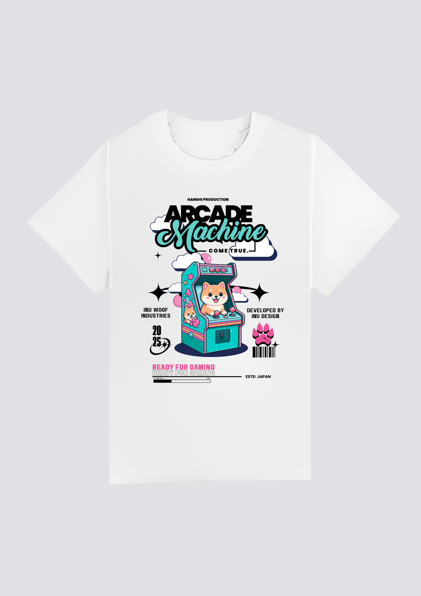 CAMISETA FRONTAL - ゲームの夢 (Gēmu no Yume)