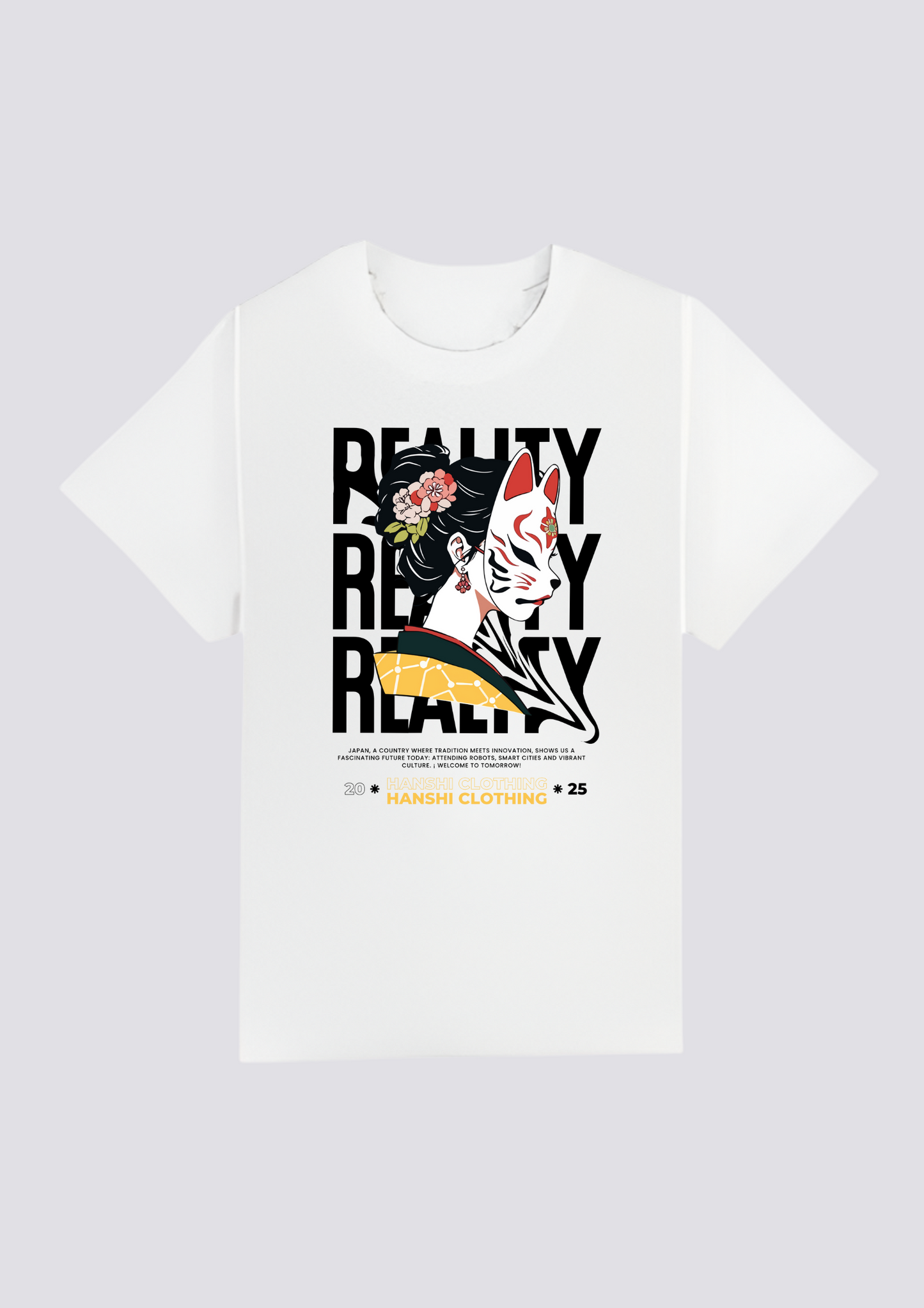 CAMISETA FRONTAL - 現実の影 (Genjitsu no Kage)