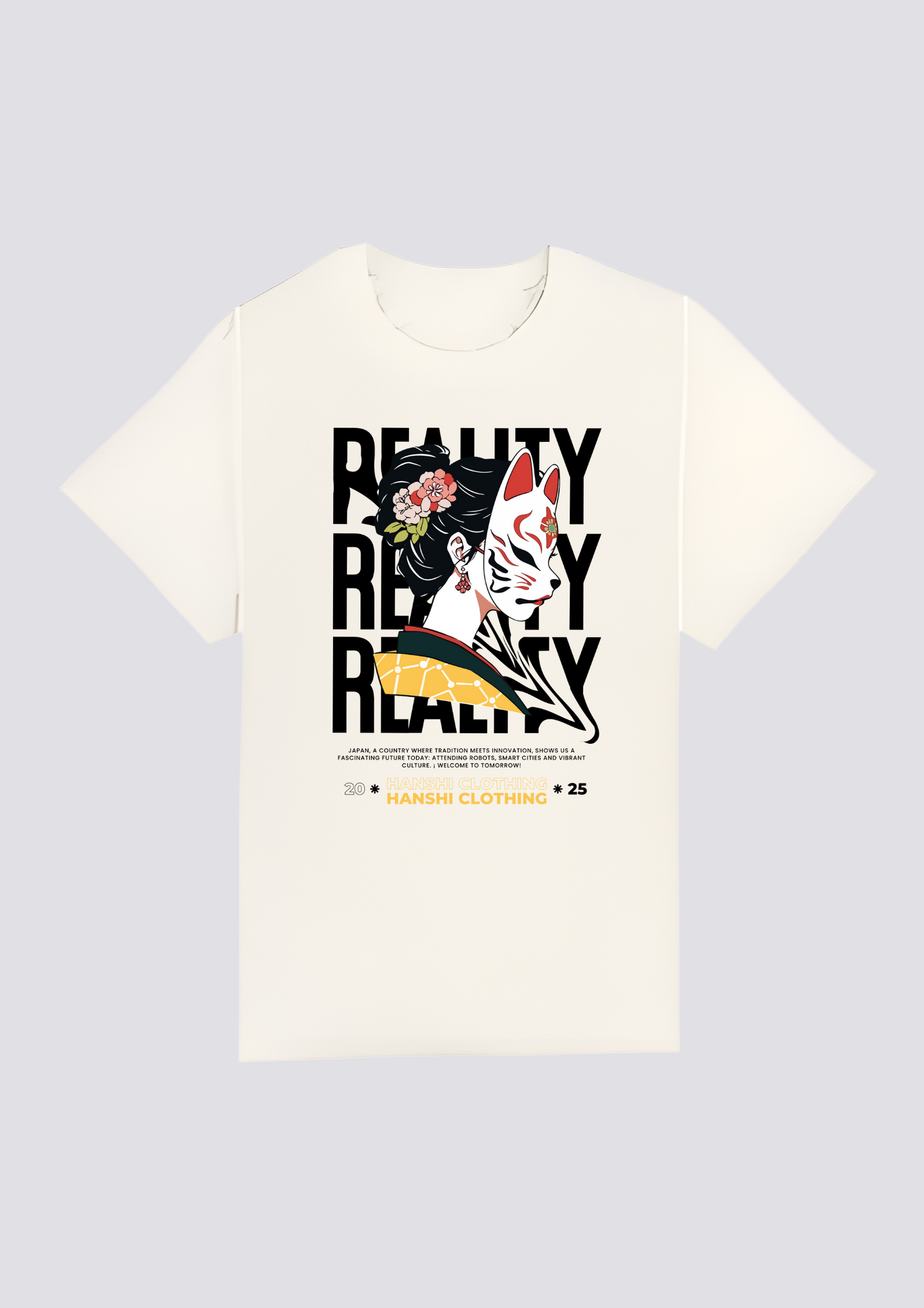 CAMISETA FRONTAL - 現実の影 (Genjitsu no Kage)