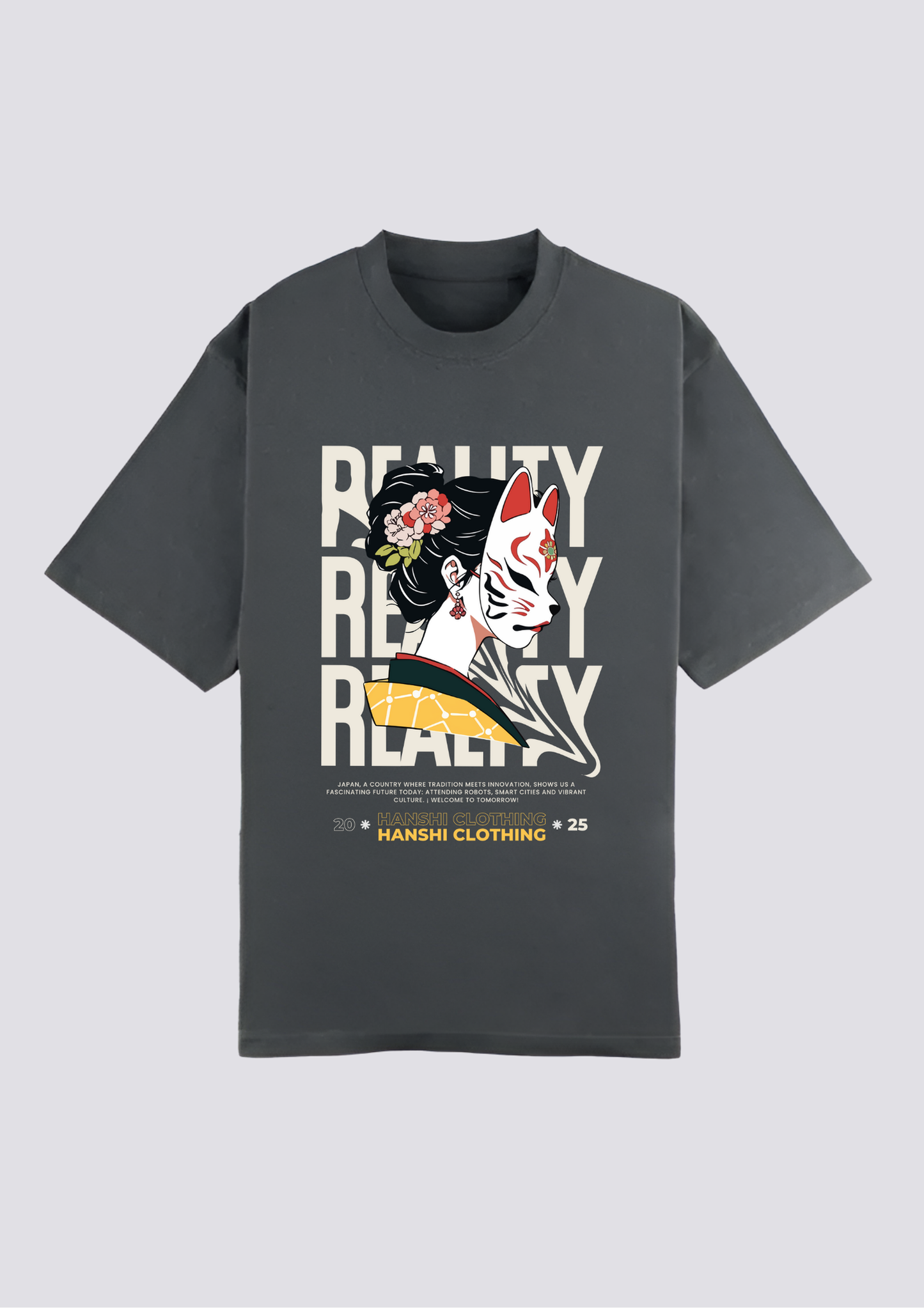 CAMISETA FRONTAL - 現実の影 (Genjitsu no Kage)