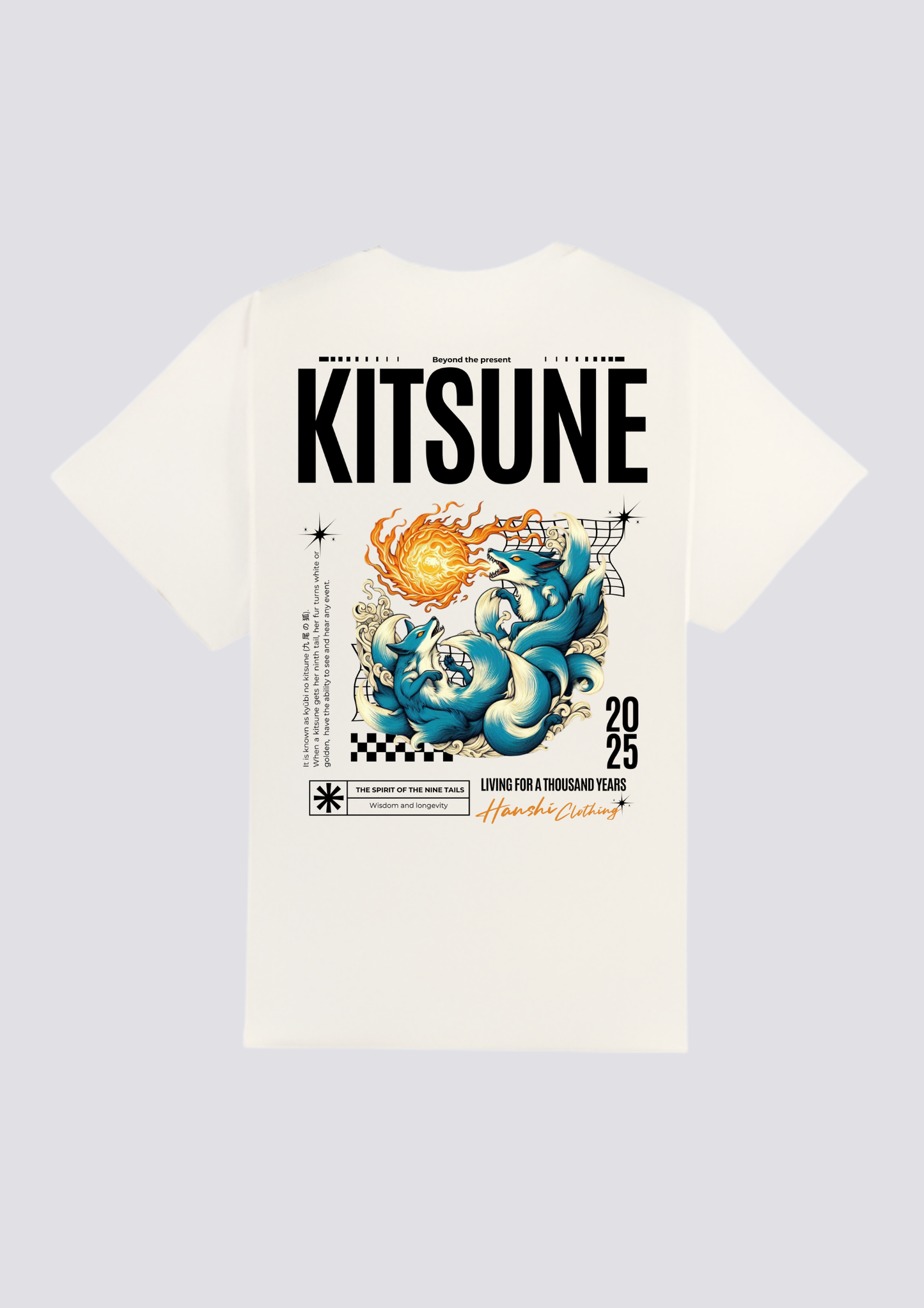 CAMISETA - 九尾の霊 (Kyūbi no Rei)