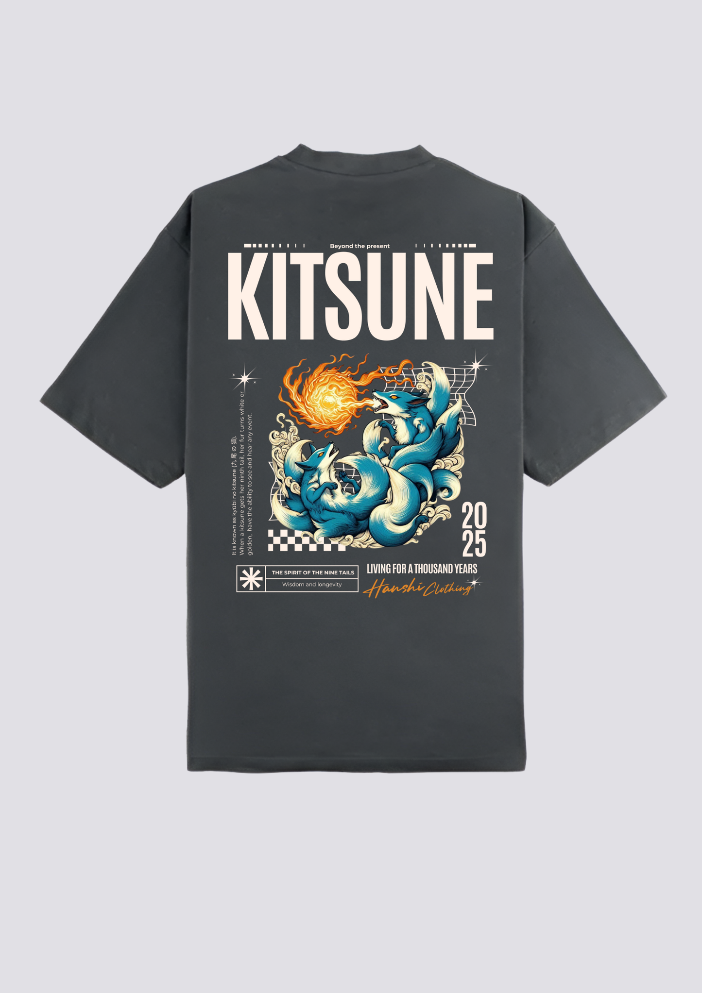 CAMISETA - 九尾の霊 (Kyūbi no Rei)