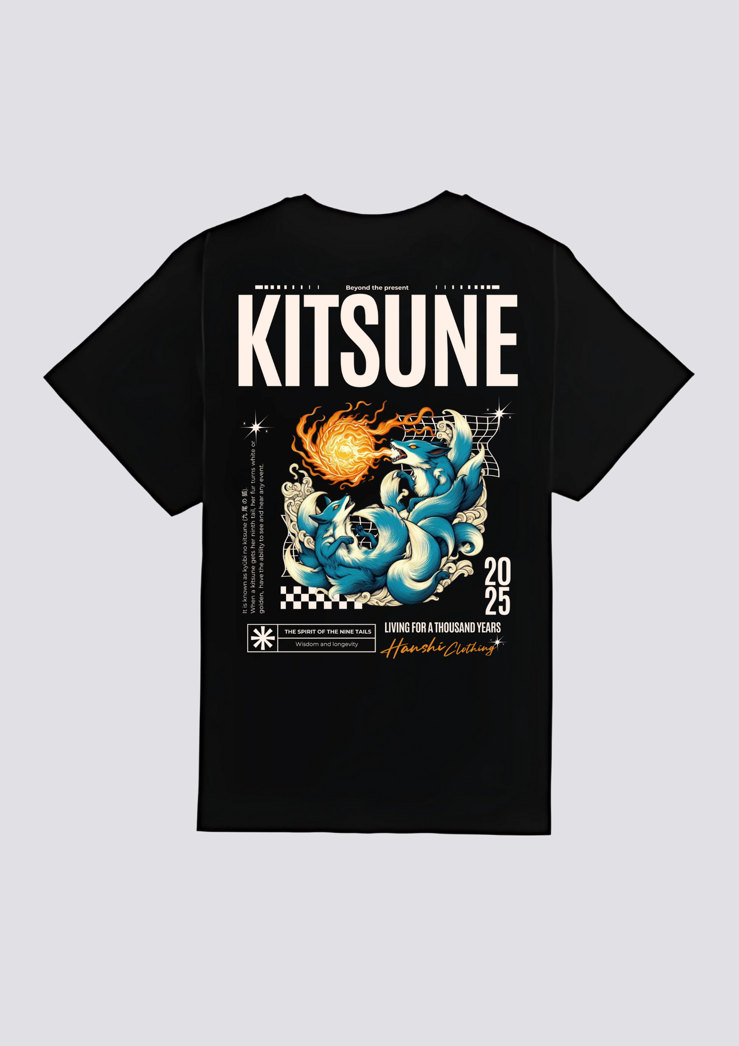 CAMISETA - 九尾の霊 (Kyūbi no Rei)
