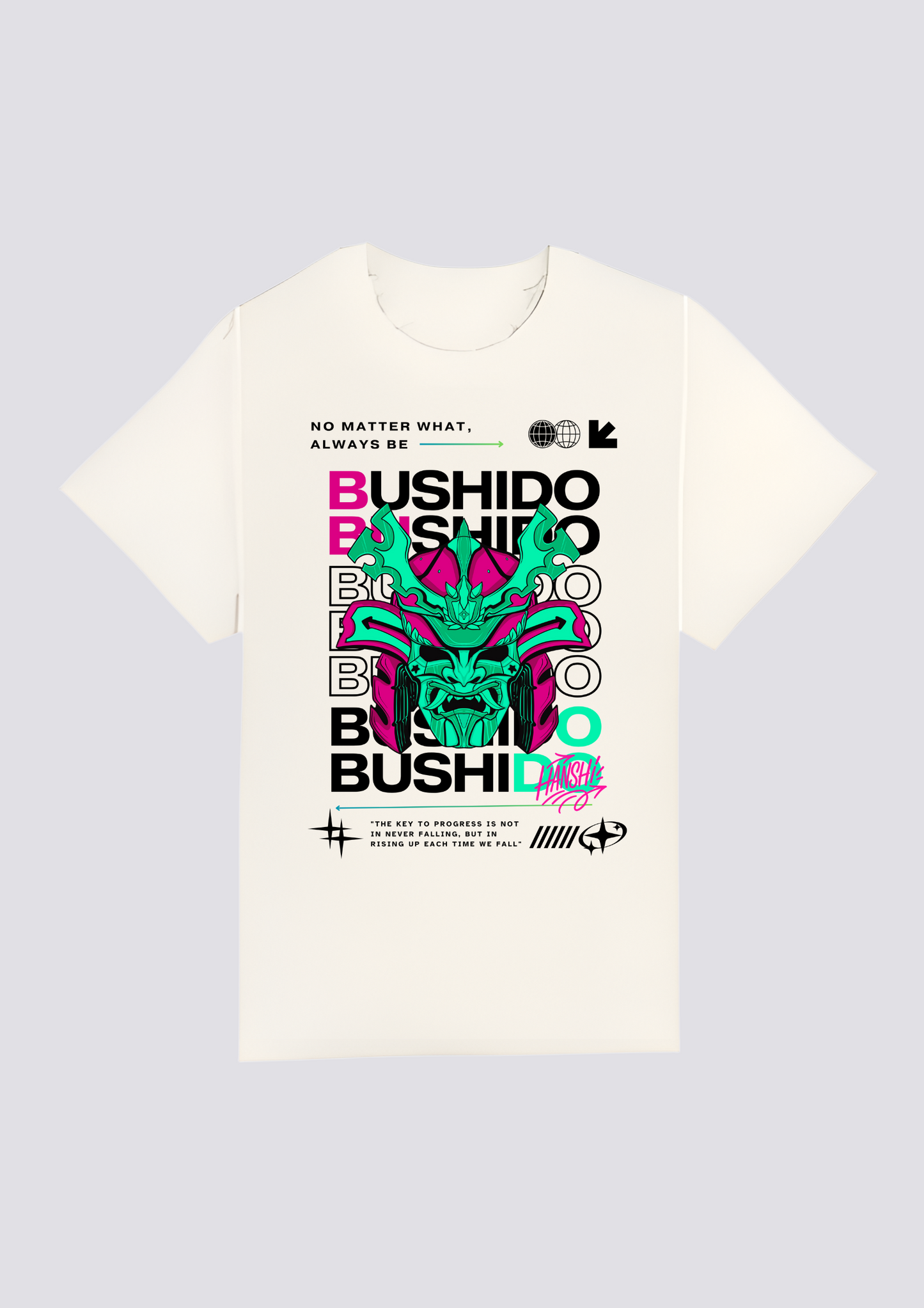 CAMISETA FRONTAL - 黄金の決意 (Ōgon no Ketsui)