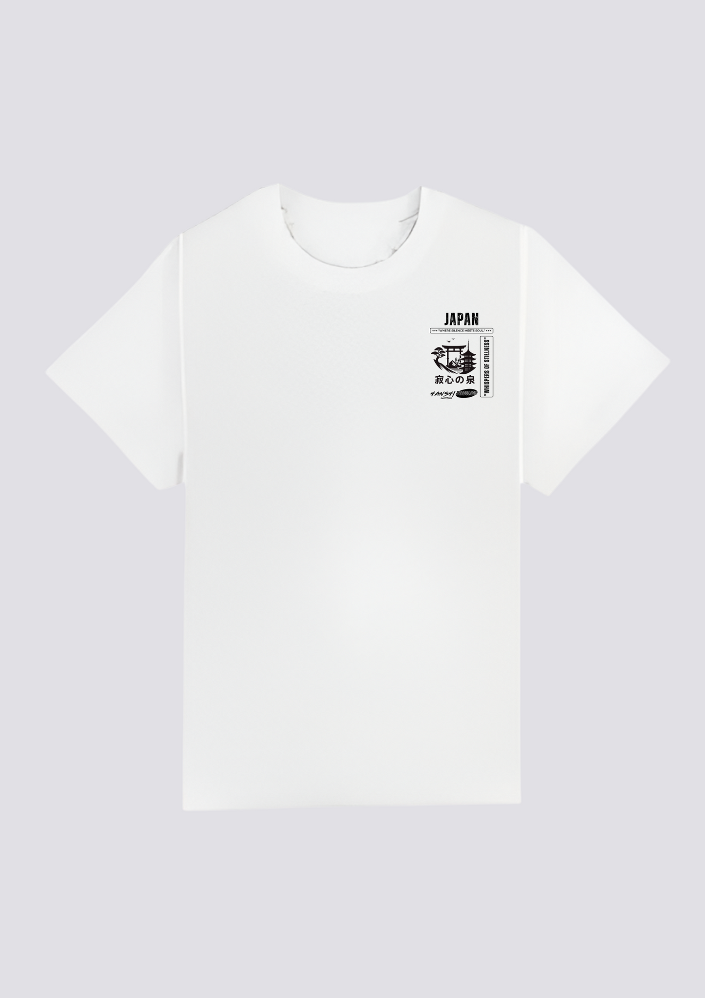 CAMISETA FRONTAL - 静寂の寺-(Seijaku no Tera)