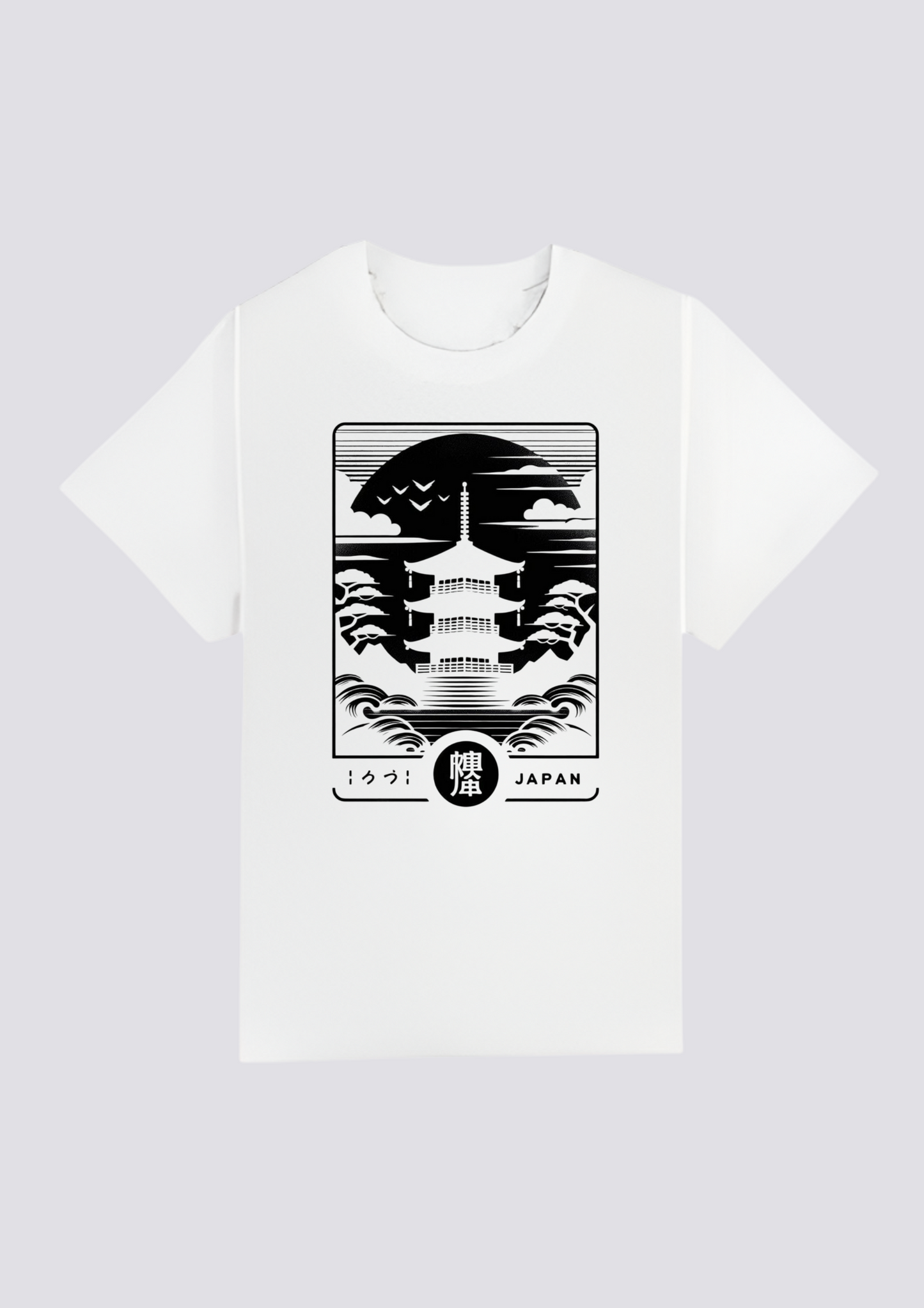 CAMISETA FRONTAL - 静寂の寺 (Seijaku no Tera)