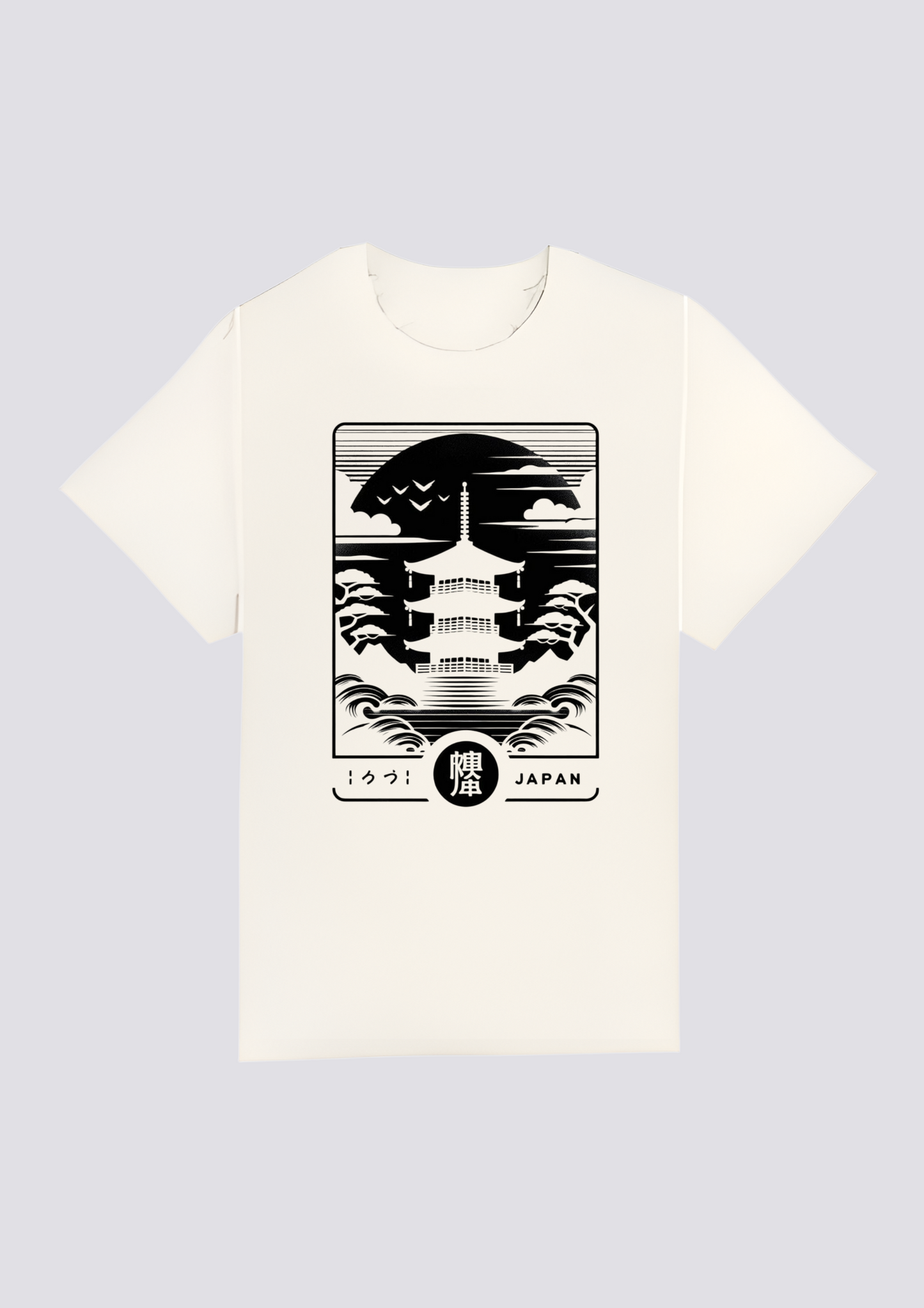 CAMISETA FRONTAL - 静寂の寺 (Seijaku no Tera)