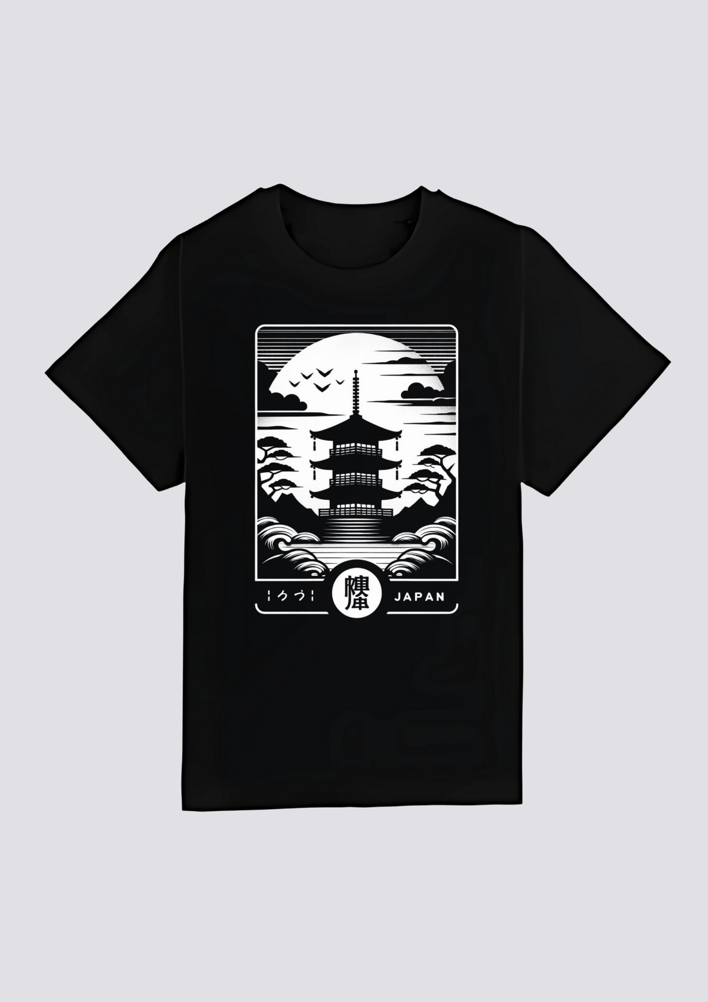 CAMISETA FRONTAL - 静寂の寺 (Seijaku no Tera)