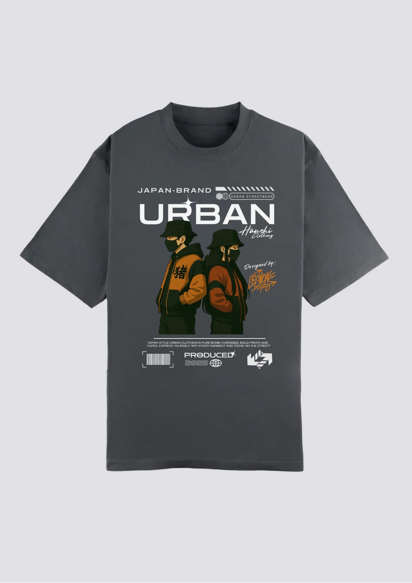 CAMISETA FRONTAL - 都市の波 (Toshi no Nami)