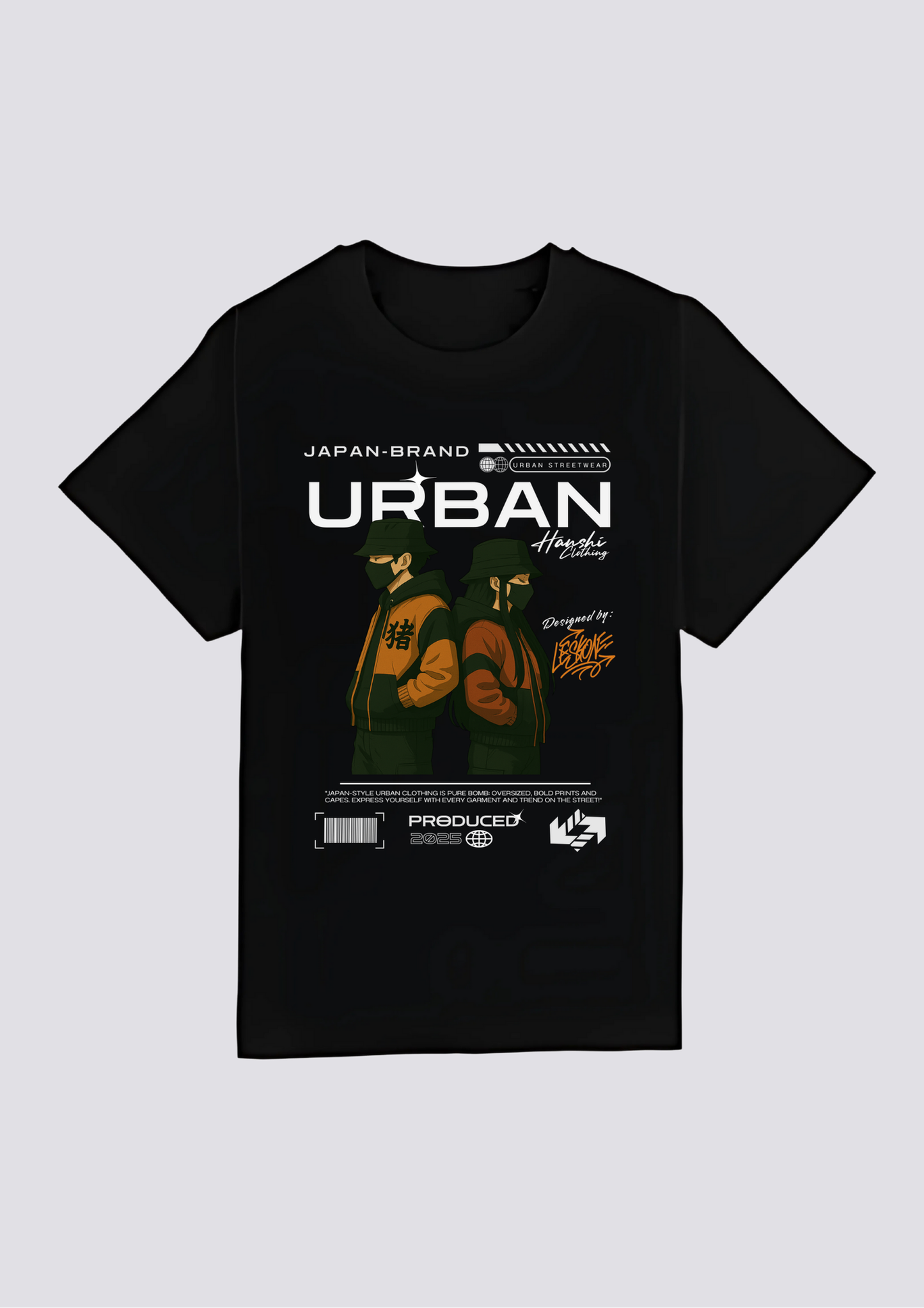 CAMISETA FRONTAL - 都市の波 (Toshi no Nami)