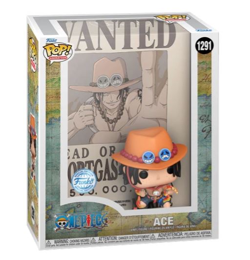 POP COVER! One piece - ACE (WANTED POSTER) 1291