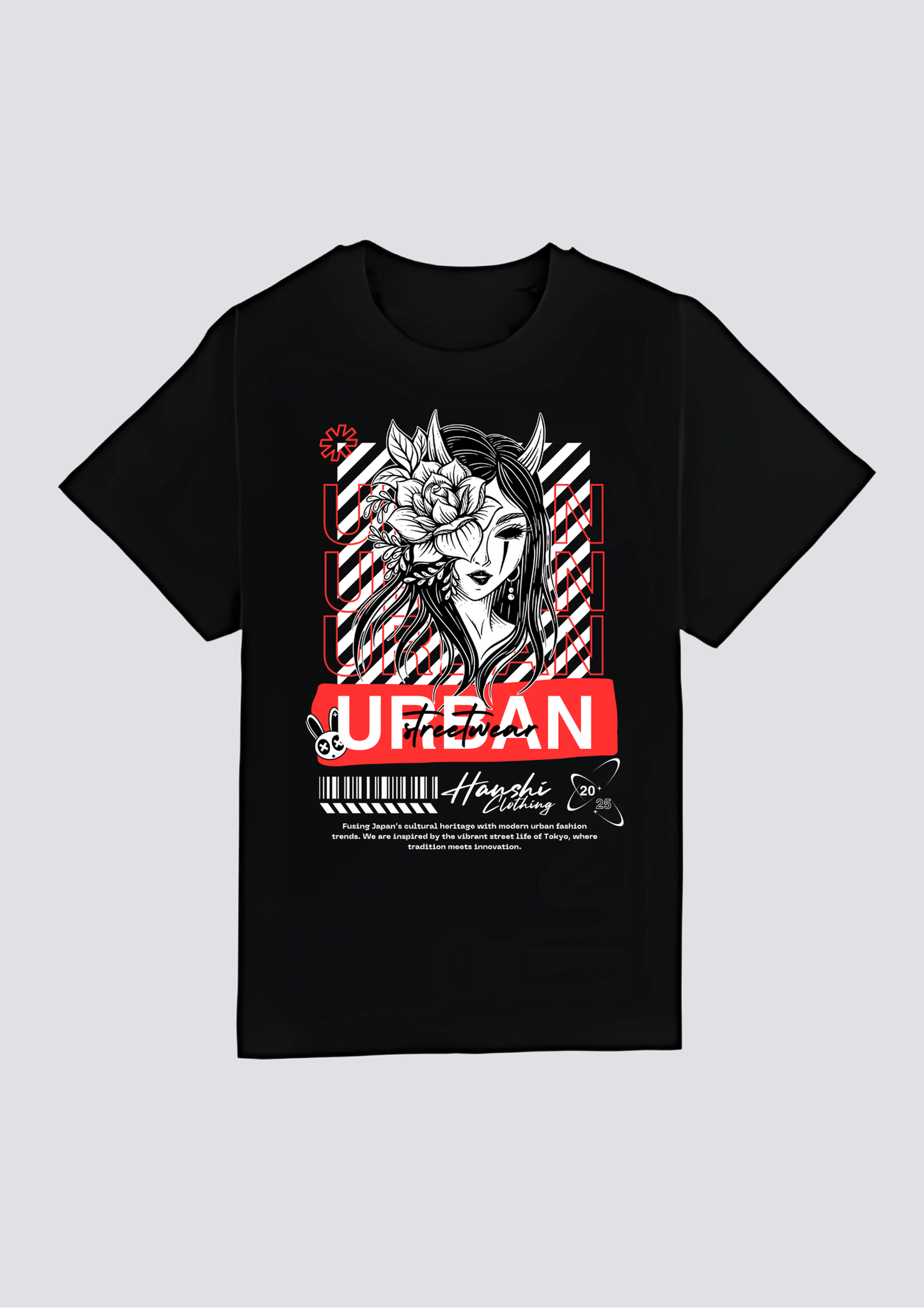 CAMISETA FRONTAL - 都市の炎-(Toshi no Honō)