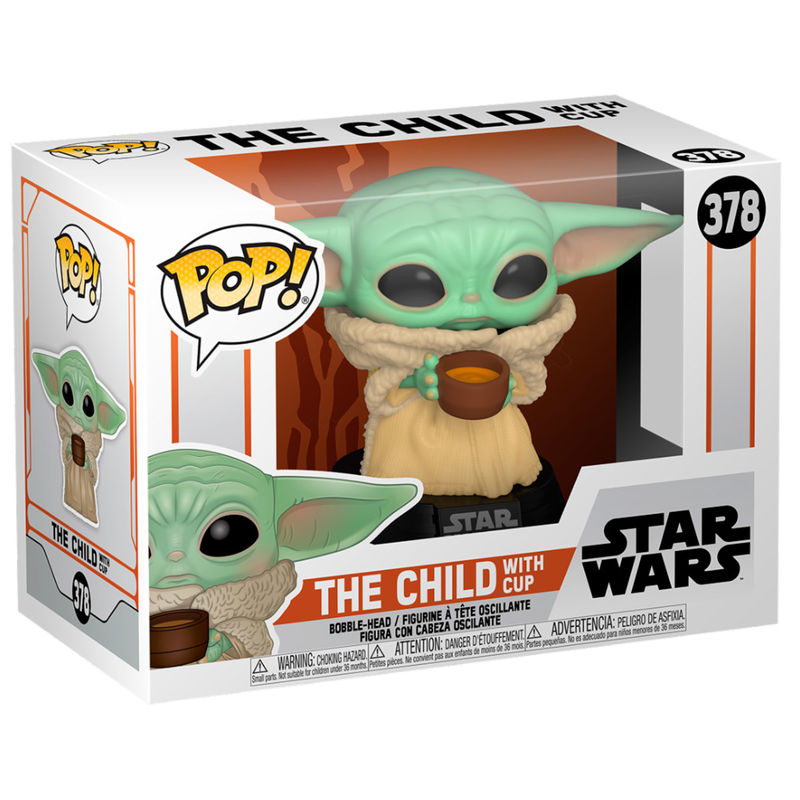 FUNKO POP! Star Wars - Baby Yoda The Child With Cup 378