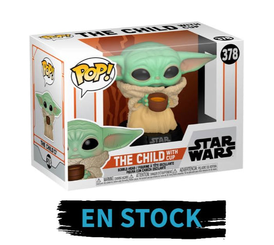 FUNKO POP! Star Wars - Baby Yoda The Child With Cup 378