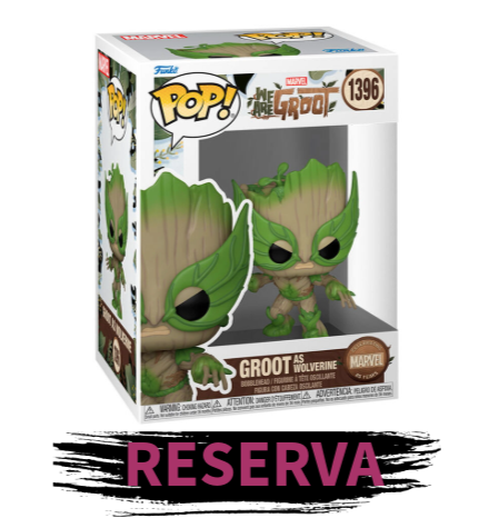 FUNKO POP! We Are Groot - Groot as Wolverine 1396