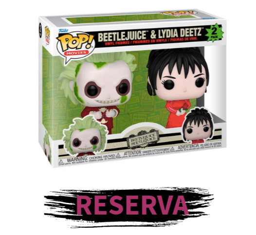 FUNKO POP! Beetlejuice 2 - PACK BEETLEJUICE & LYDIA DEETZ