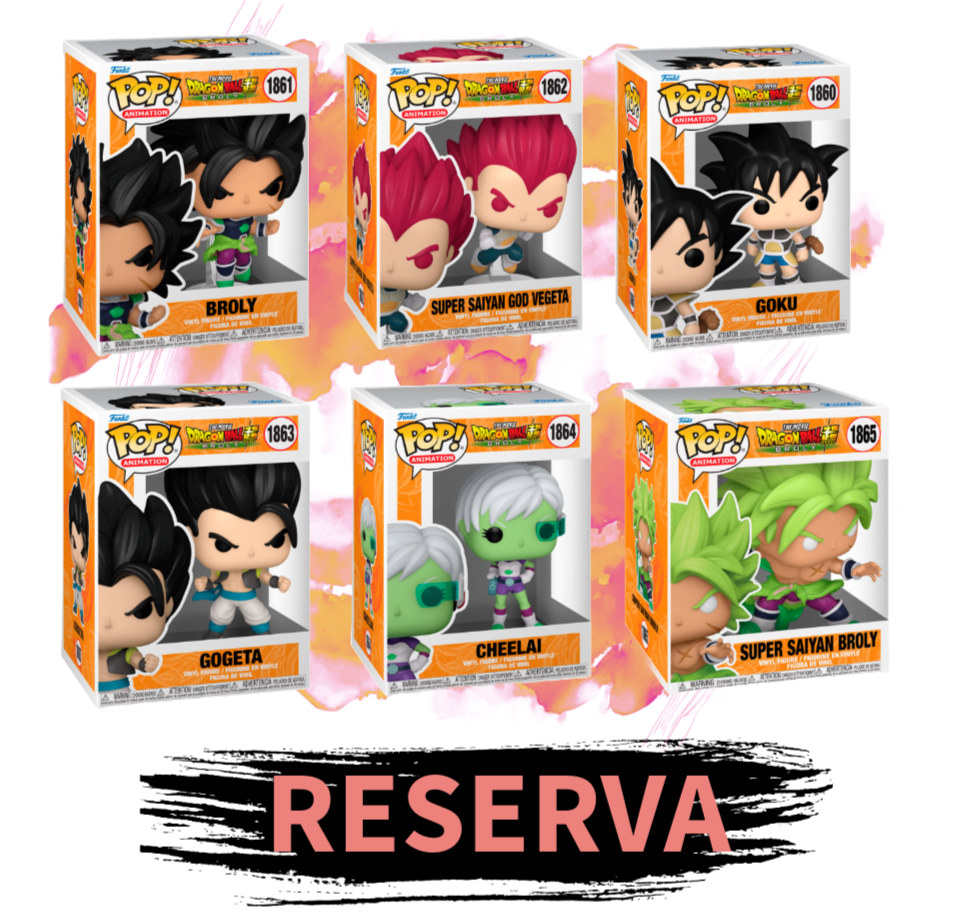 FUNKO POP! Dragon Ball Super Broly  - BUNDLE 6 FUNKO