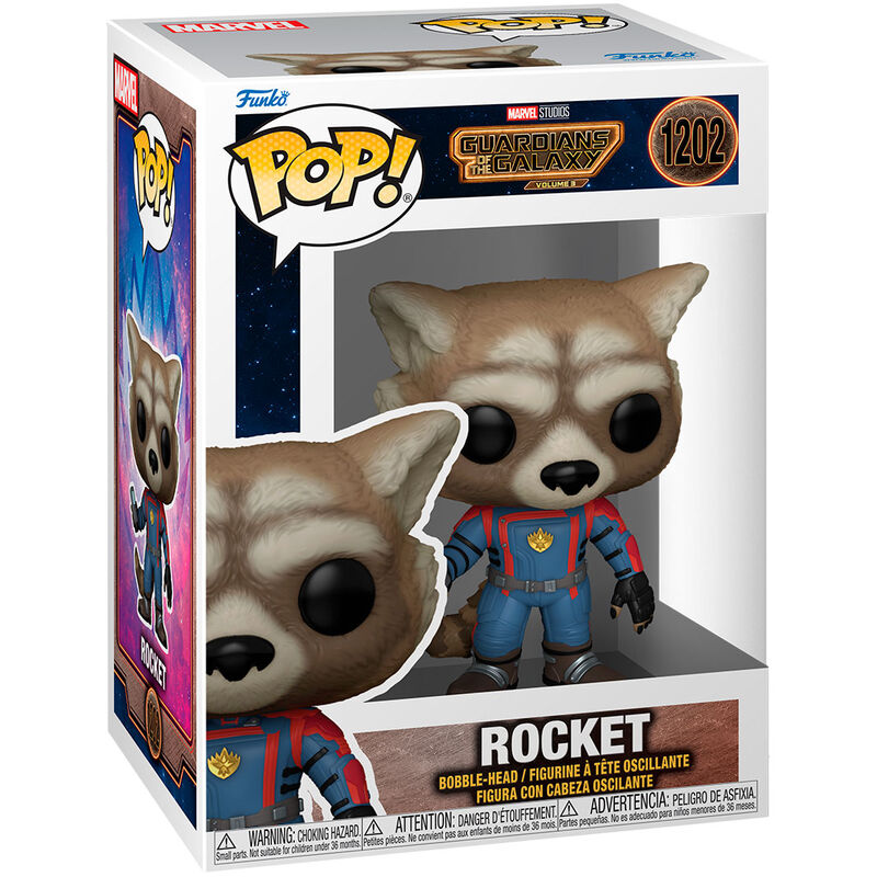 FUNKO POP! Guardianes de la Galaxia - Rocket 1202