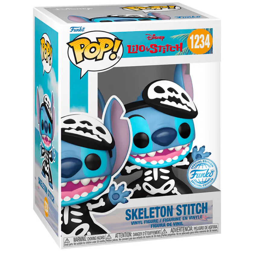 FUNKO POP! Lilo y Stitch Disney - Skeleton Stitch 1234