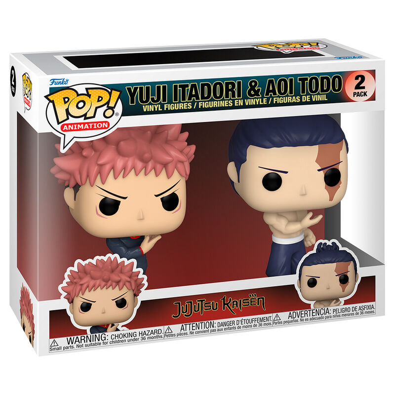 FUNKO POP! Jujutsu Kaisen - Yuji Itadori & Aoi Todo 2 pack