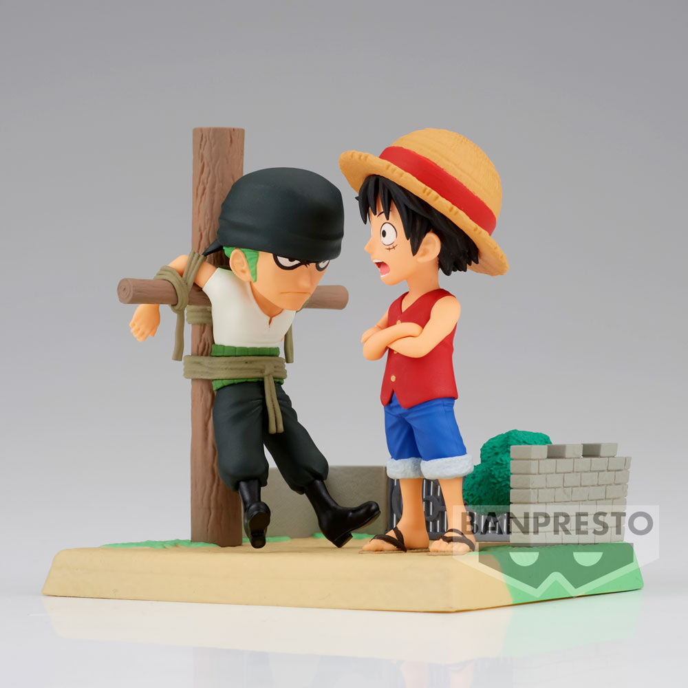 Figura One Piece World Collectable Figure Log Stories MONKEY D. LUFFY & RORONOA ZORO