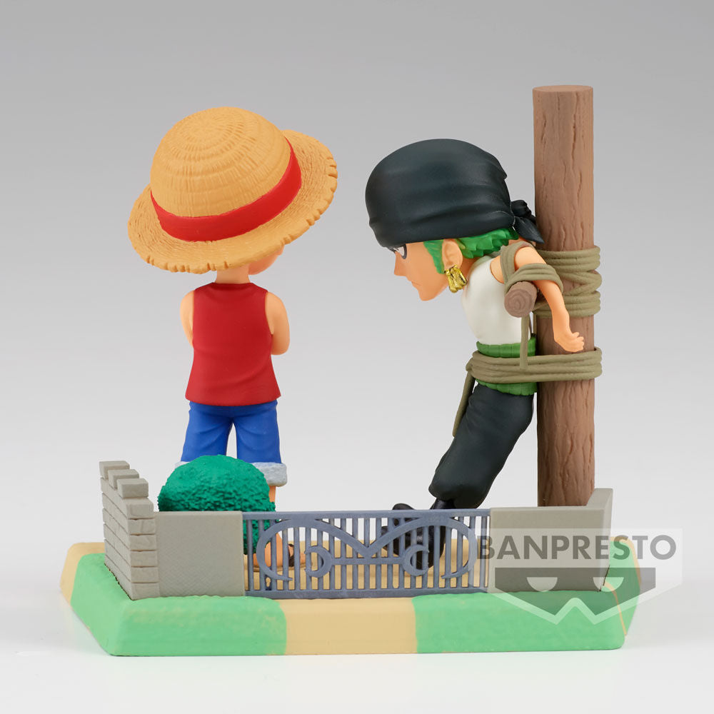 Figura One Piece World Collectable Figure Log Stories MONKEY D. LUFFY & RORONOA ZORO