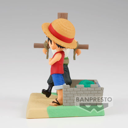 Figura One Piece World Collectable Figure Log Stories MONKEY D. LUFFY & RORONOA ZORO