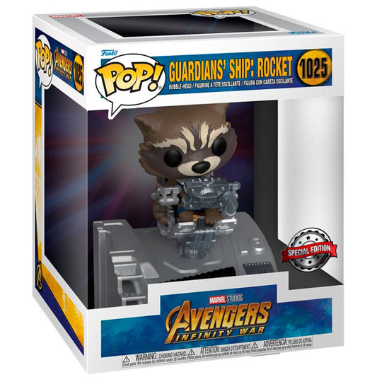 FUNKO POP! Guardianes de la Galaxia - Rocket (EXCLUSIVE) 1025