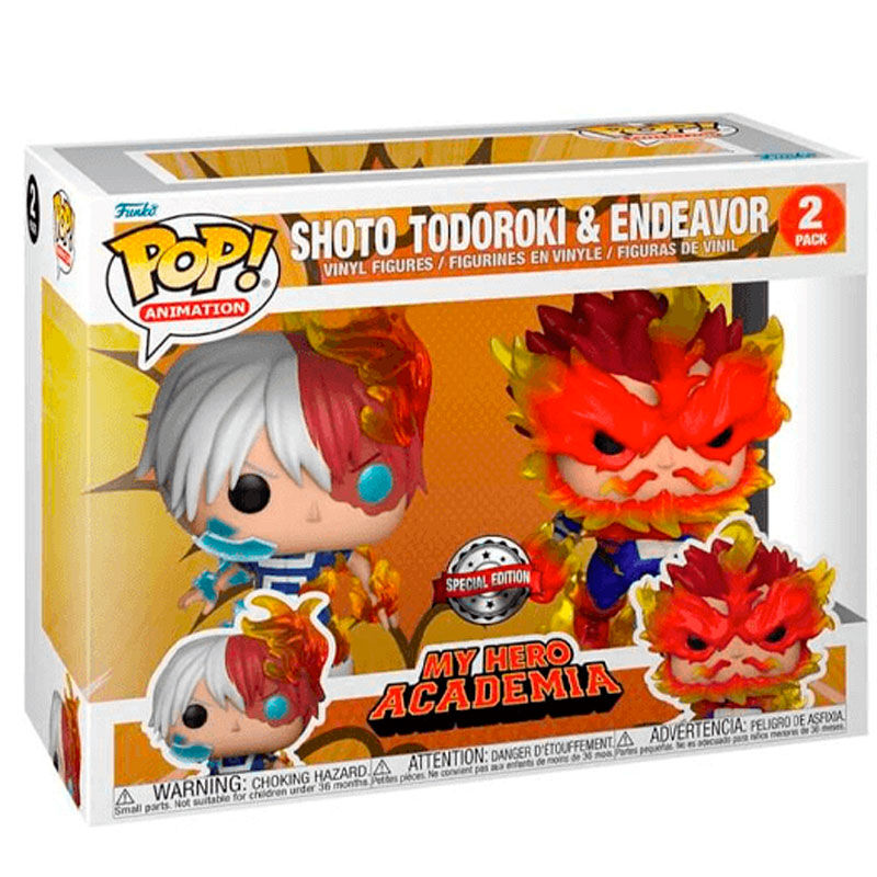 FUNKO POP! My Hero Academia - Shoto Todoroki & Endeavor (2 PACK)