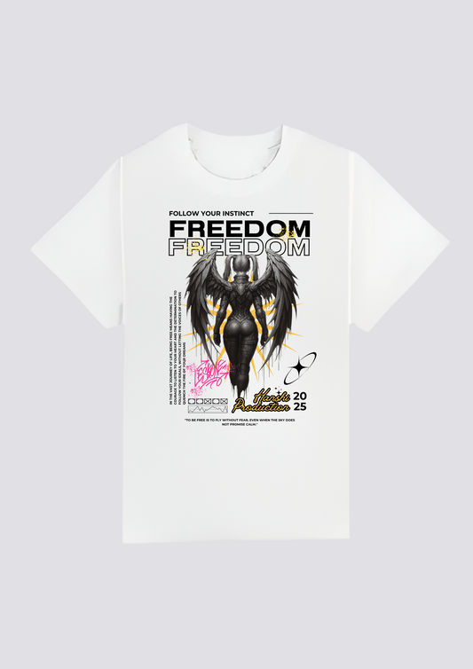 CAMISETA FRONTAL - 自由の翼 (Jiyū no Tsubasa)