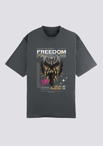 CAMISETA FRONTAL - 自由の翼 (Jiyū no Tsubasa)