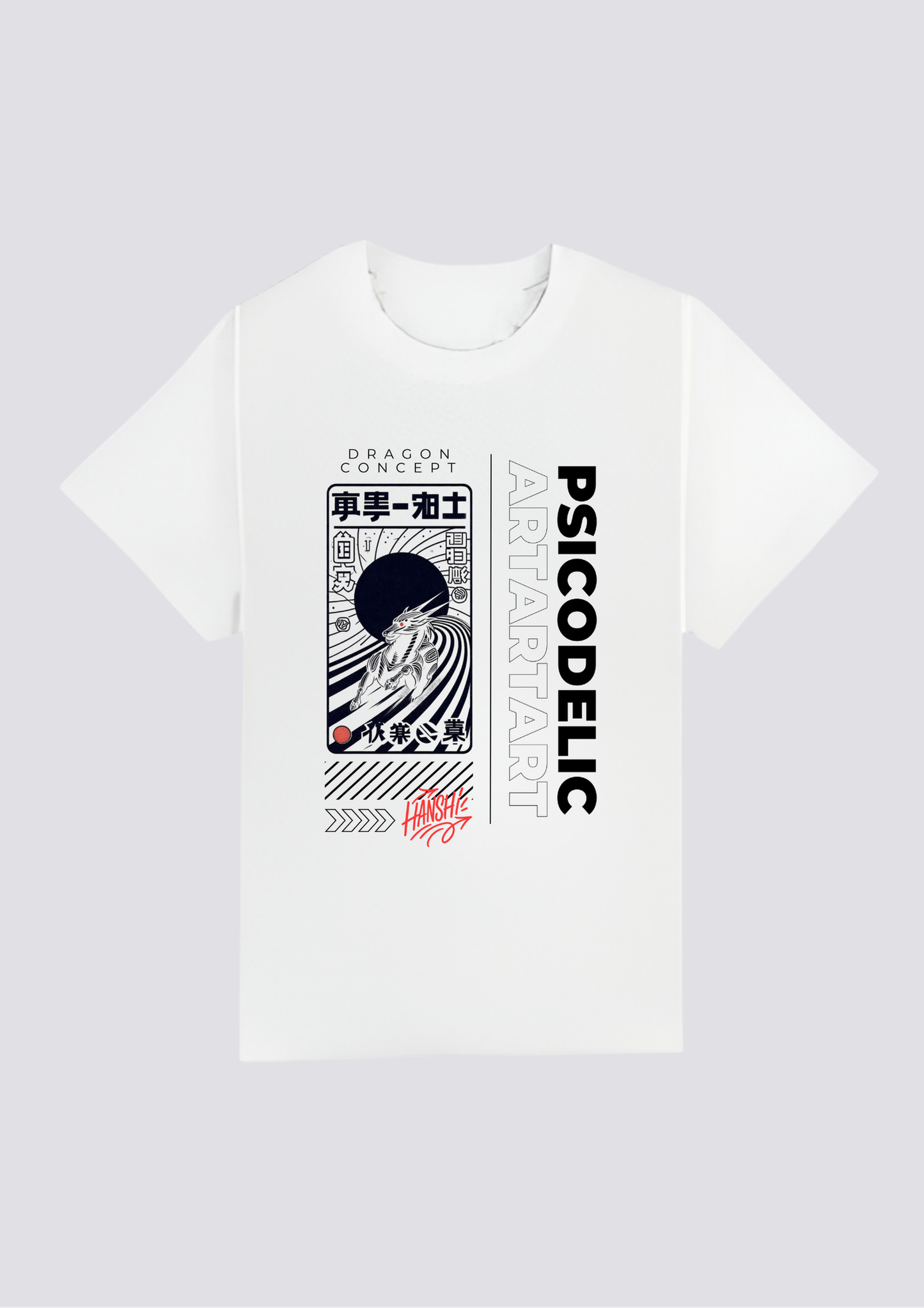 CAMISETA FRONTAL - 月の守護者 (Tsuki no Shugosha)