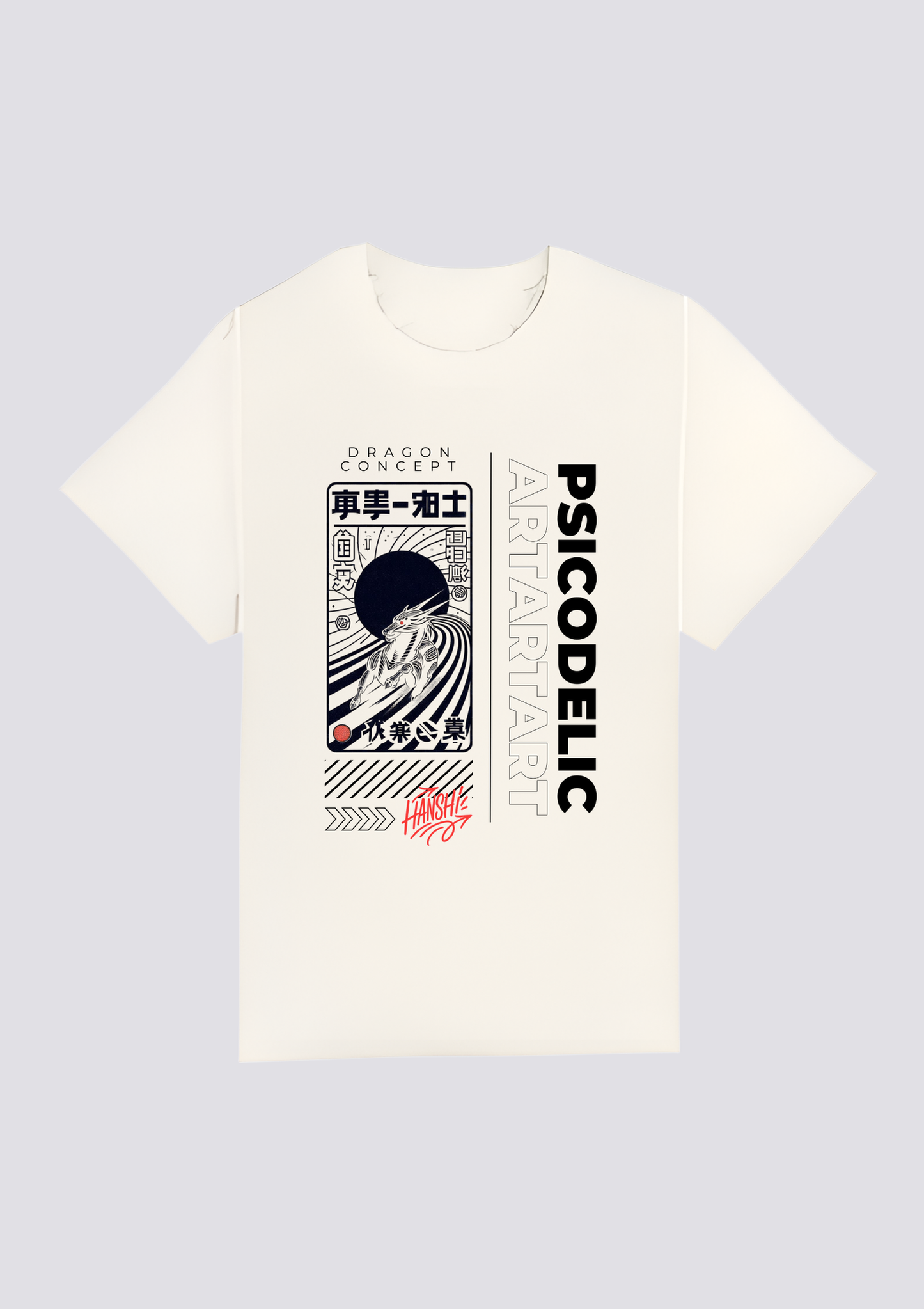 CAMISETA FRONTAL - 月の守護者 (Tsuki no Shugosha)