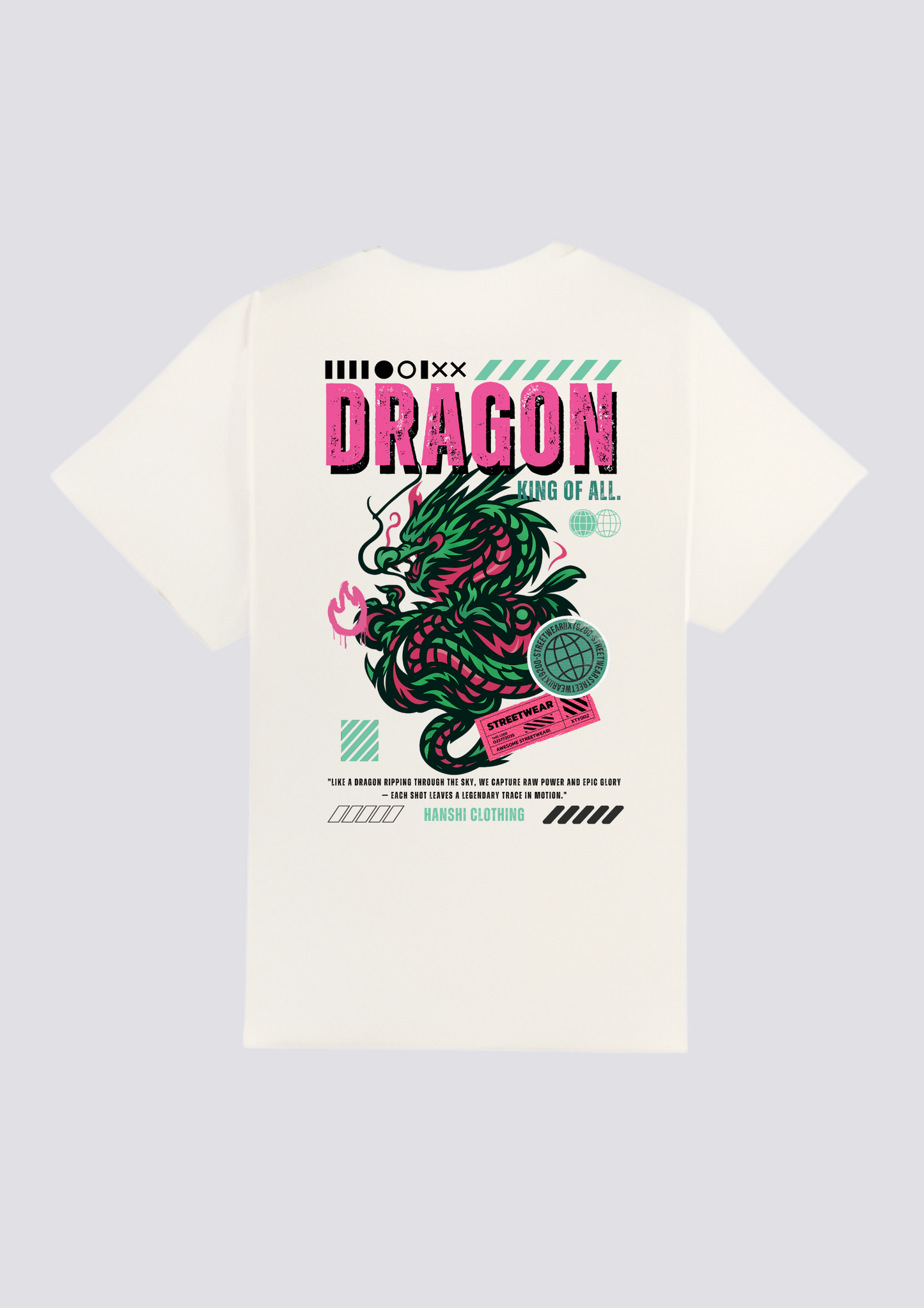 CAMISETA - 竜の炎 (Ryū no Honō)