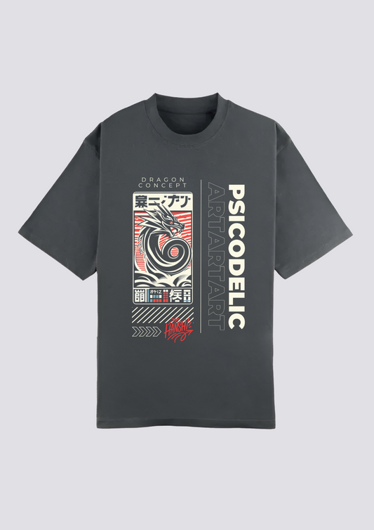 CAMISETA FRONTAL - 嵐の竜 (Arashi no Ryū)