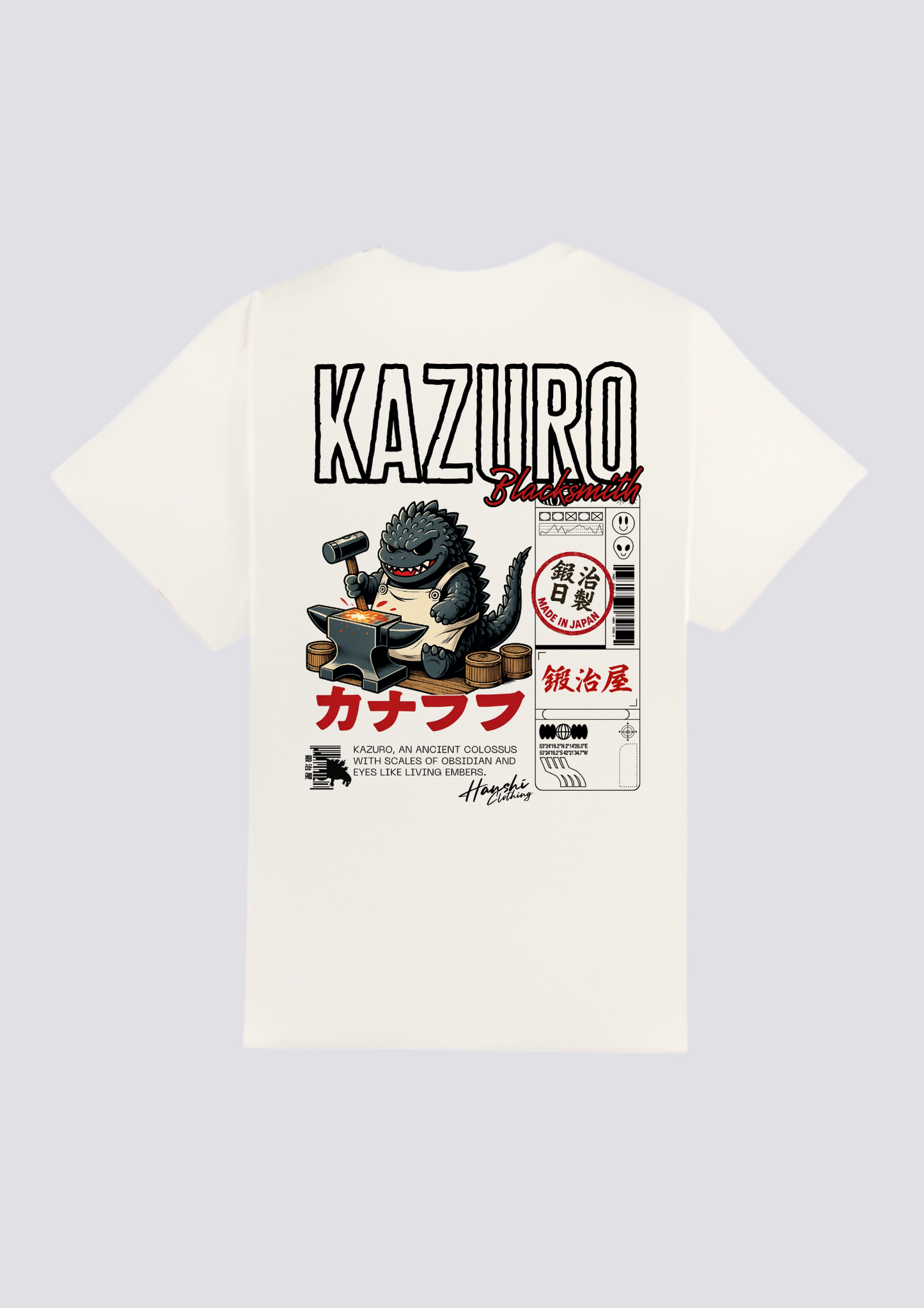 CAMISETA - 鍛冶怪獣 (Kaji Kaijū)