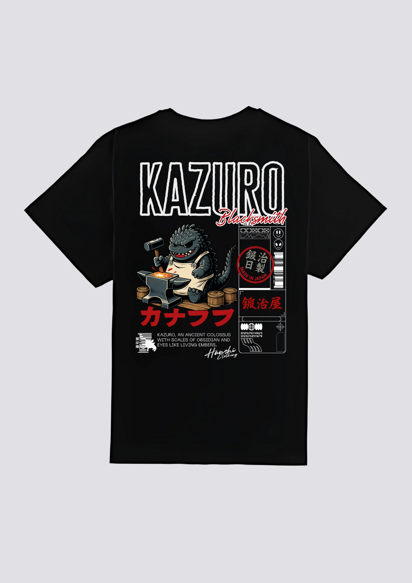 CAMISETA - 鍛冶怪獣 (Kaji Kaijū)